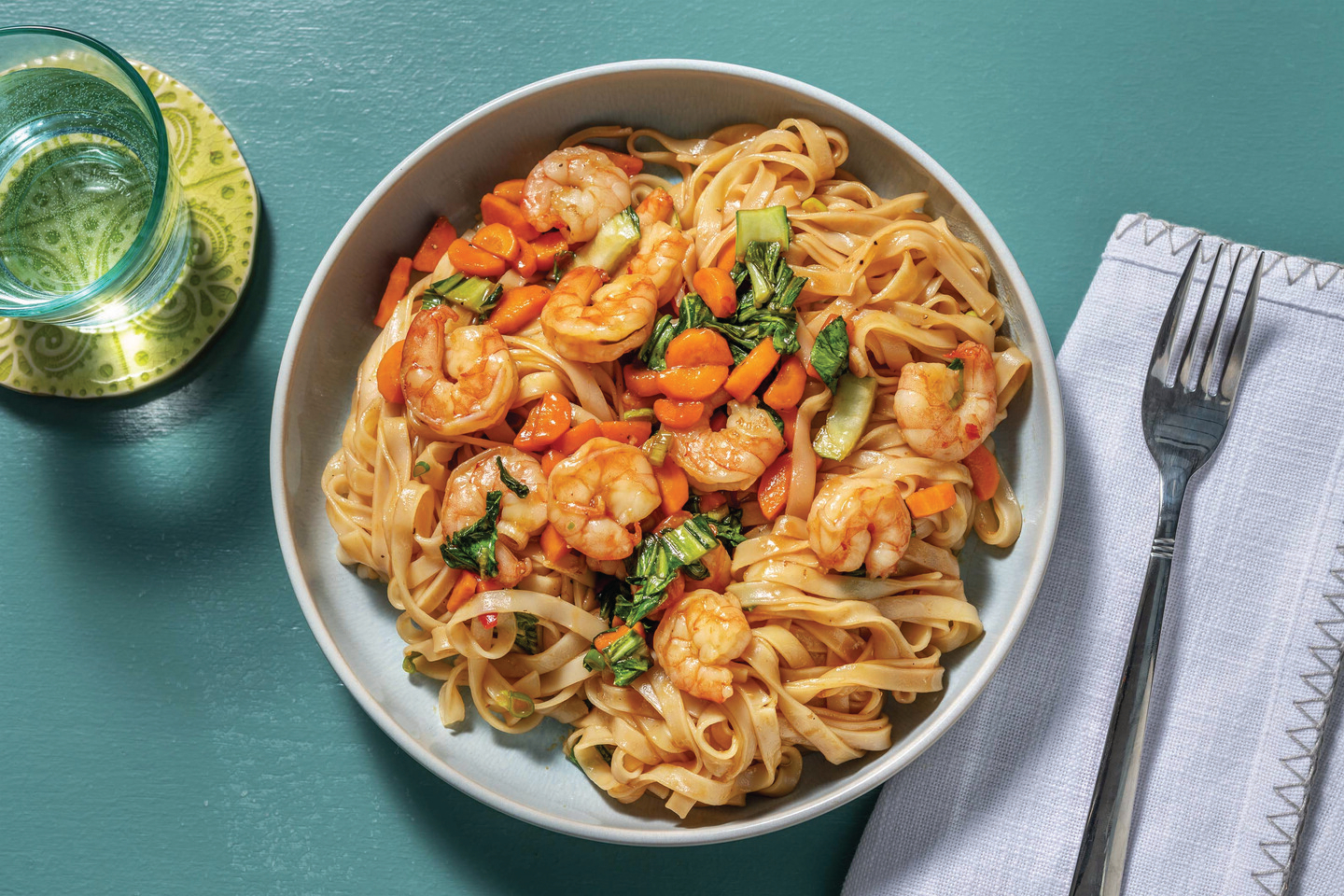 Easy Sweet Chilli Prawn & Noodle Stir-Fry