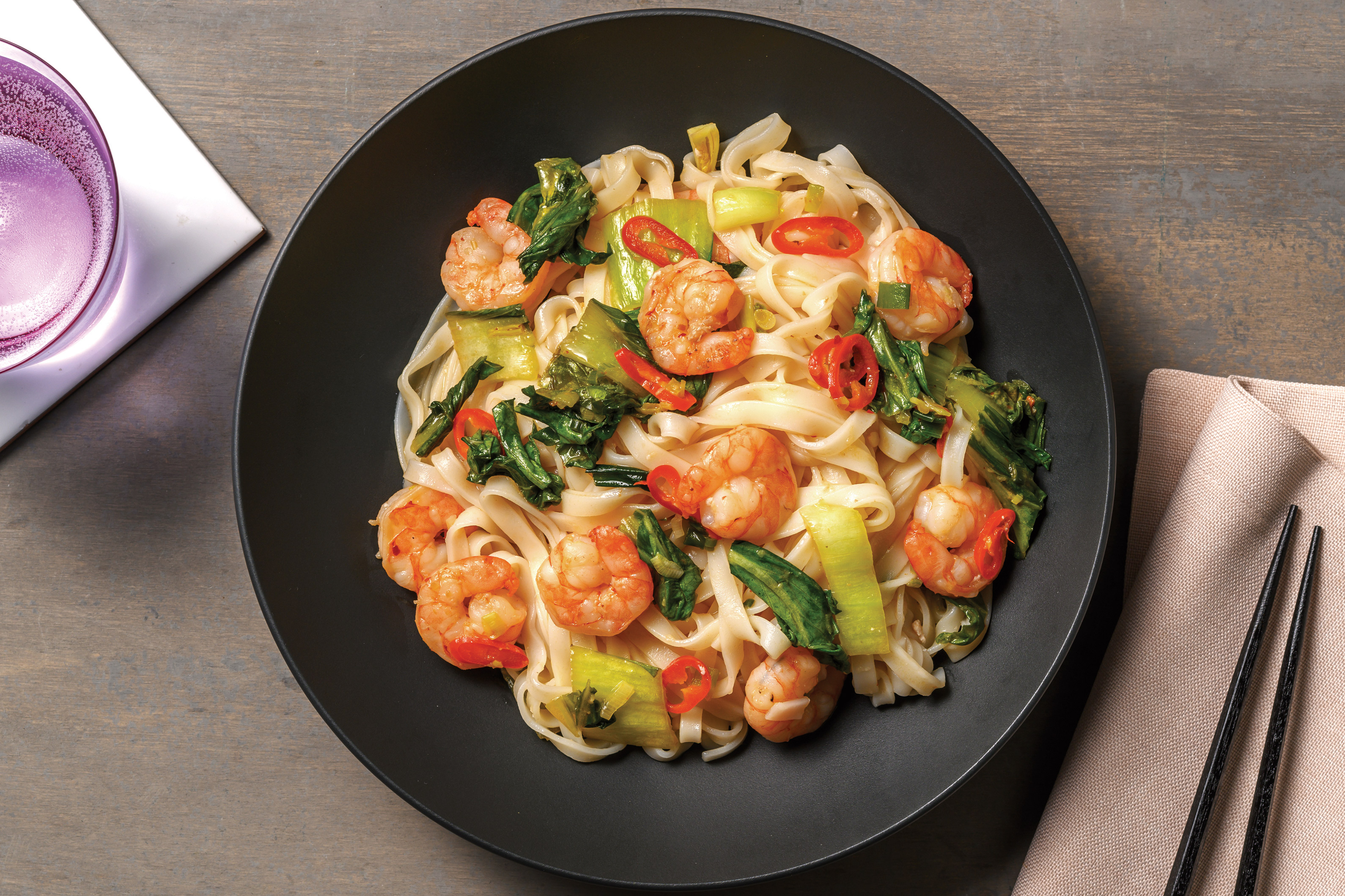 Sweet Chilli Prawn & Noodle Stir-Fry