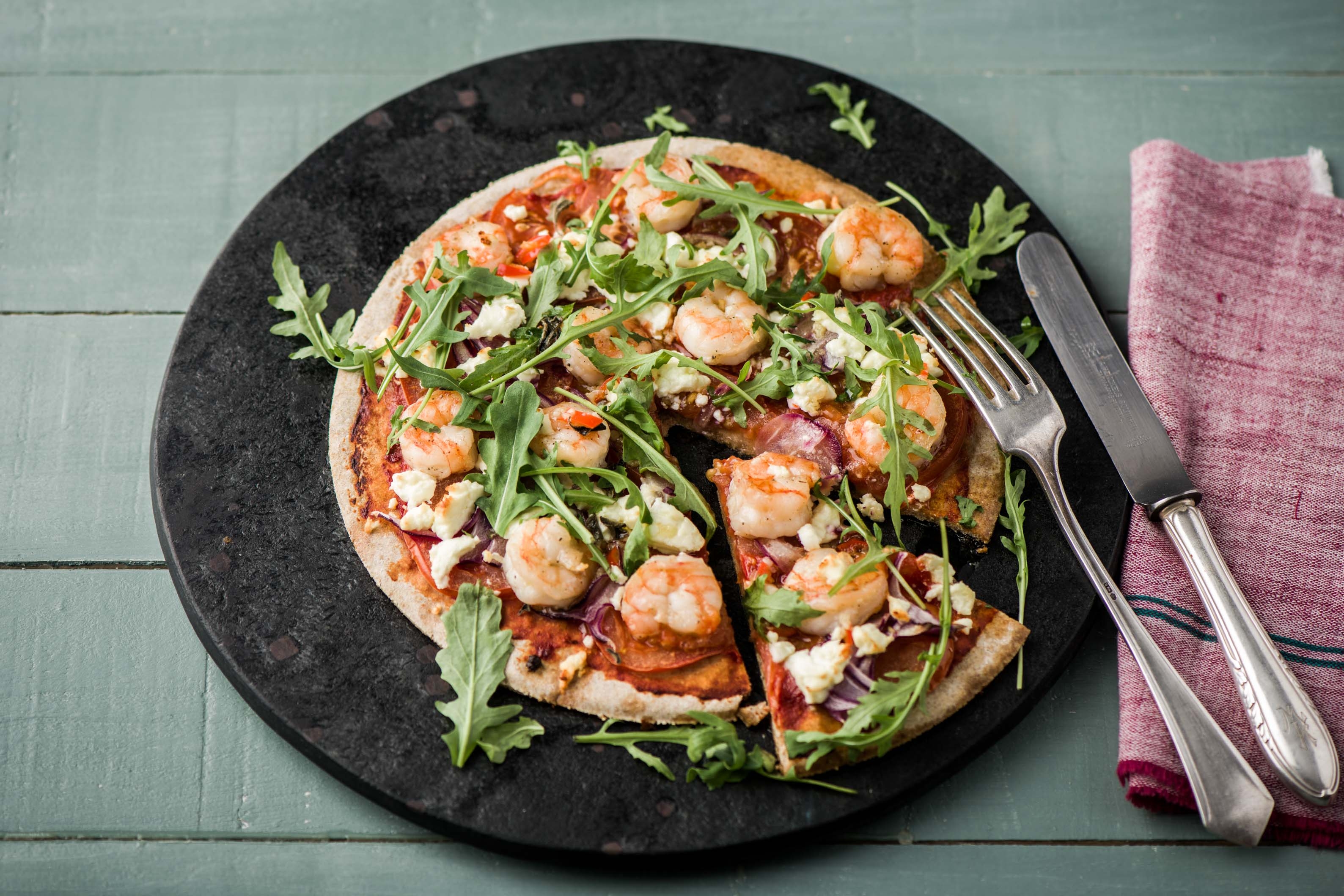 Chilli Prawn Pizza