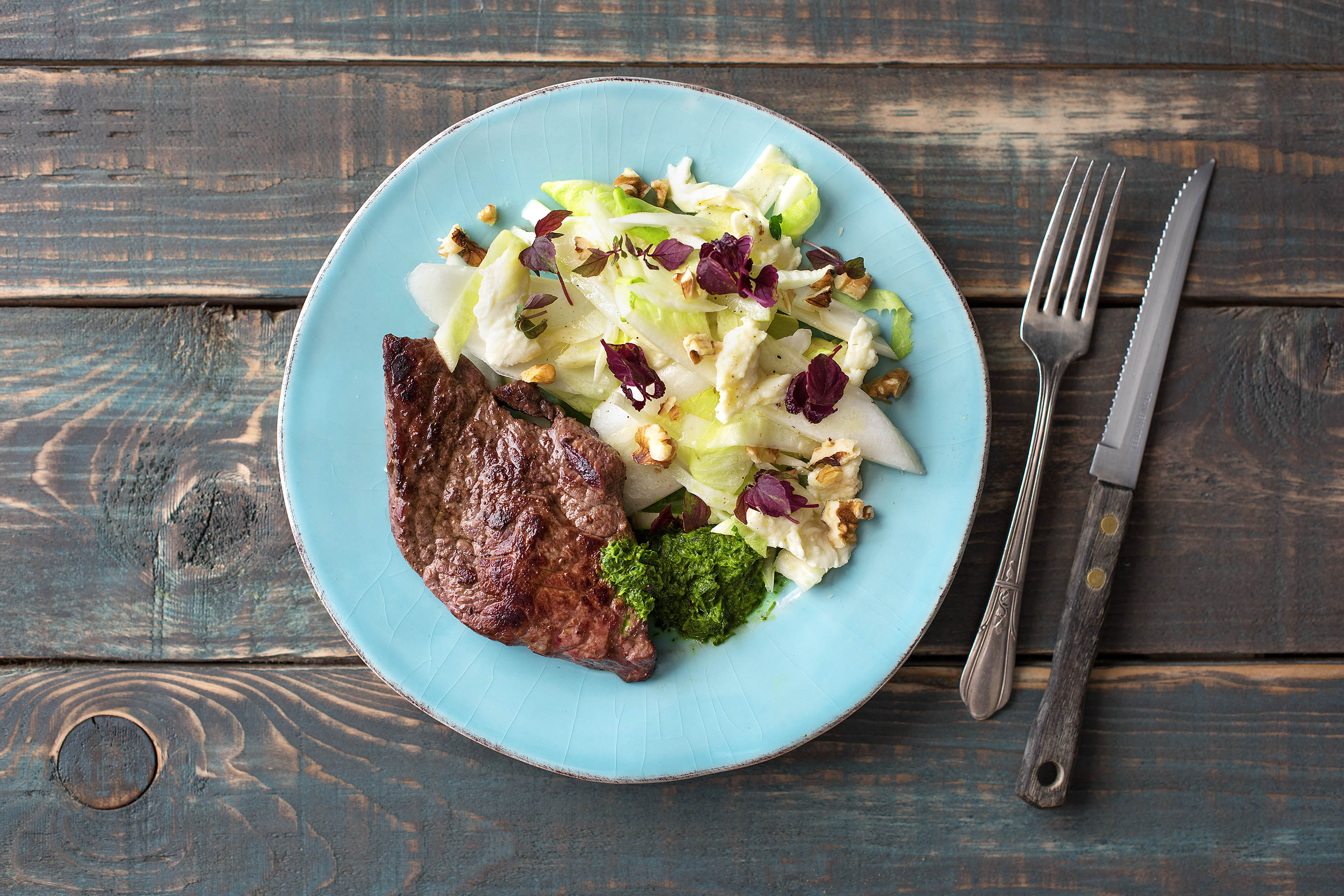 Low Carb: Chimichurri-Steak
