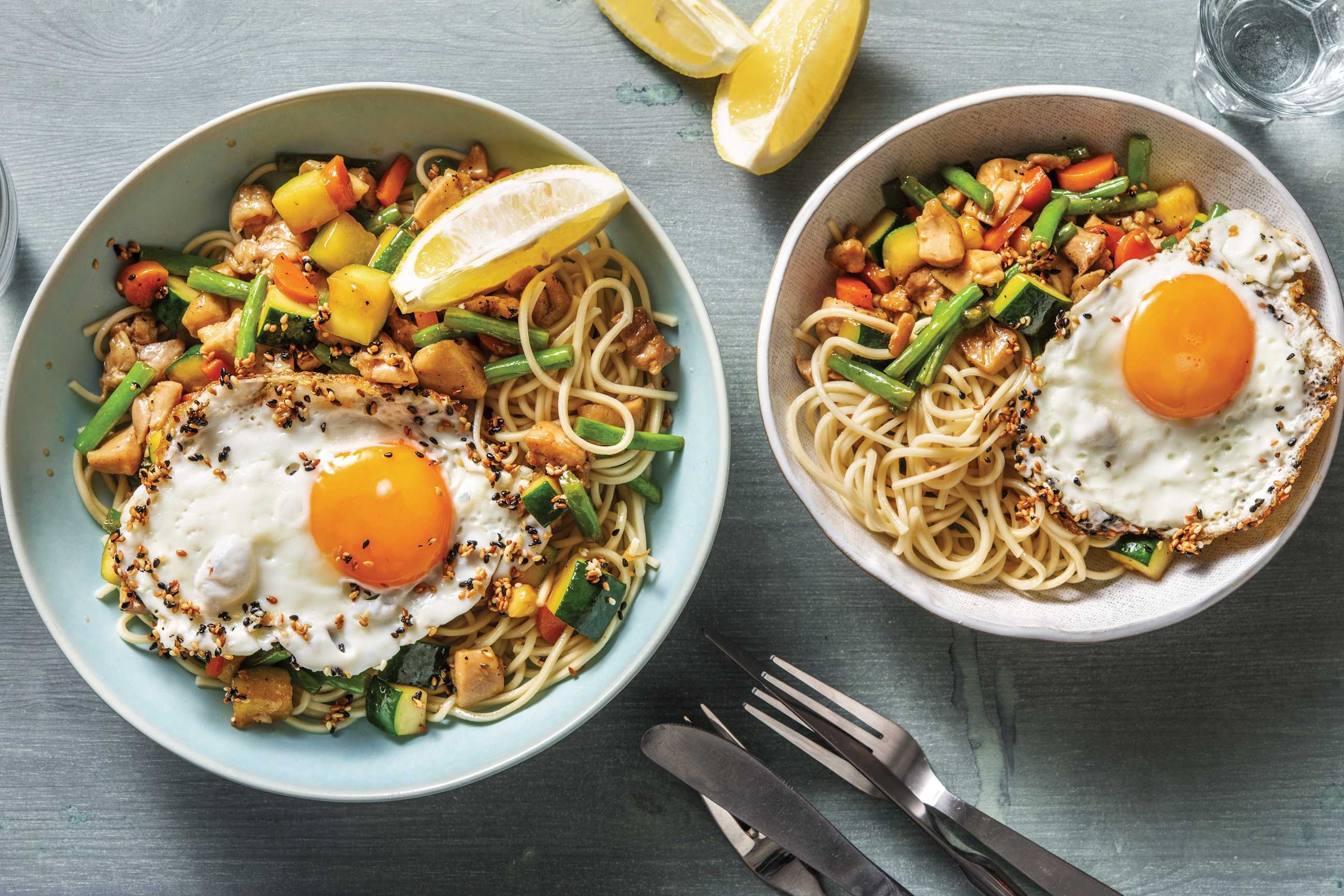 Chinese Chicken & Veggie Noodles