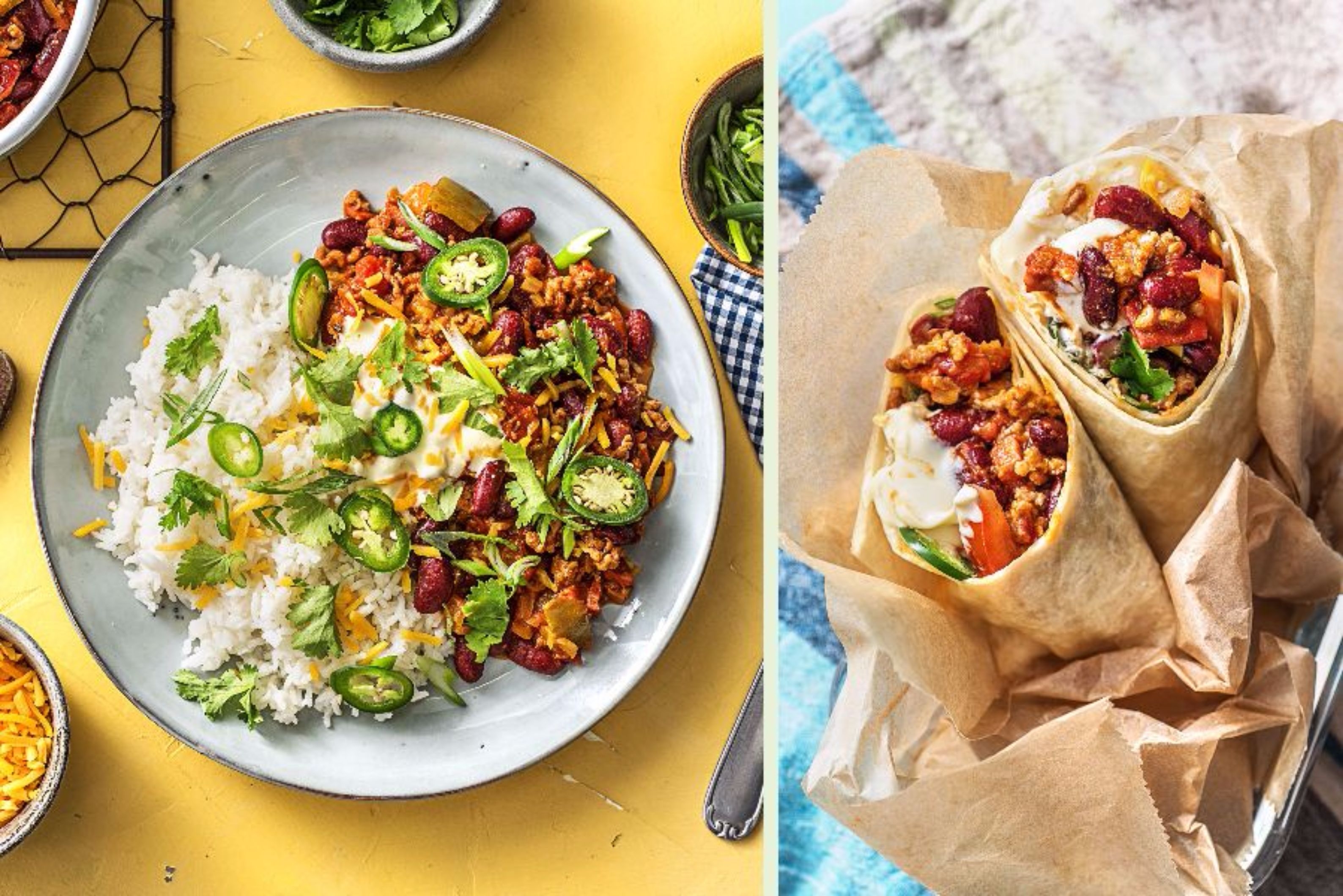 Chorizo and Beef Chili Dinner