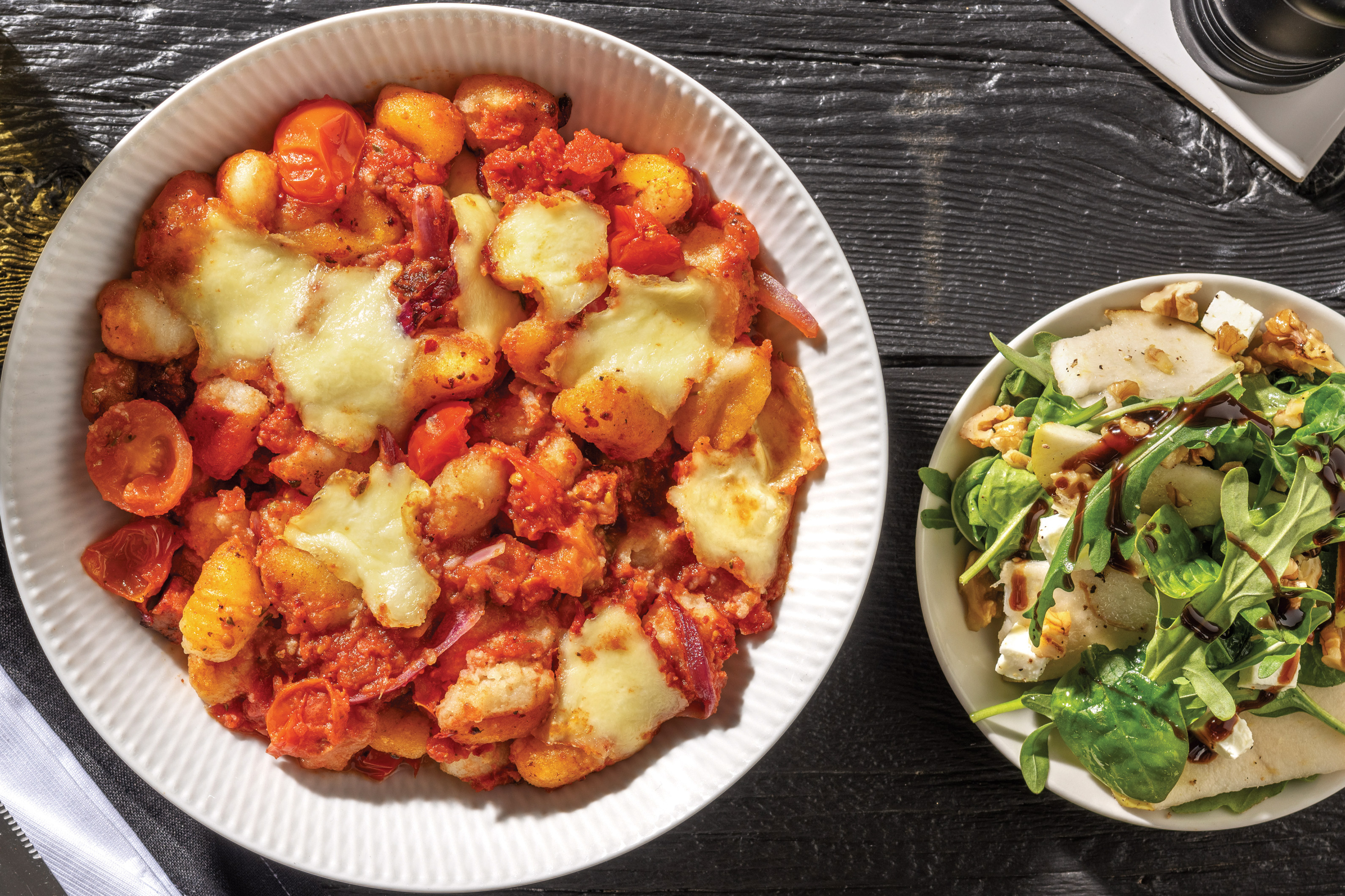 Chorizo & Cherry Tomato Gnocchi Bake