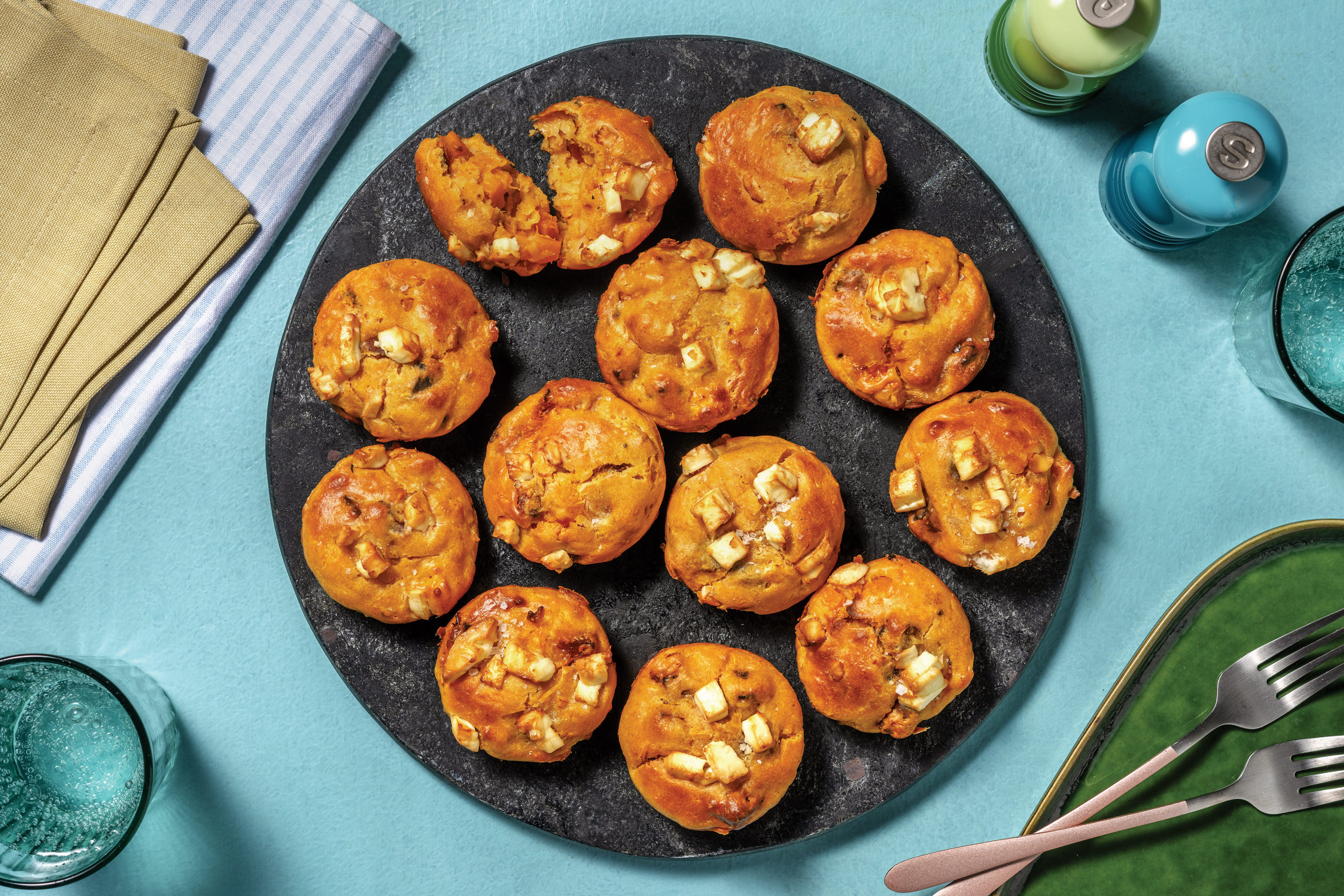 Chorizo & Pumpkin Savoury Muffins