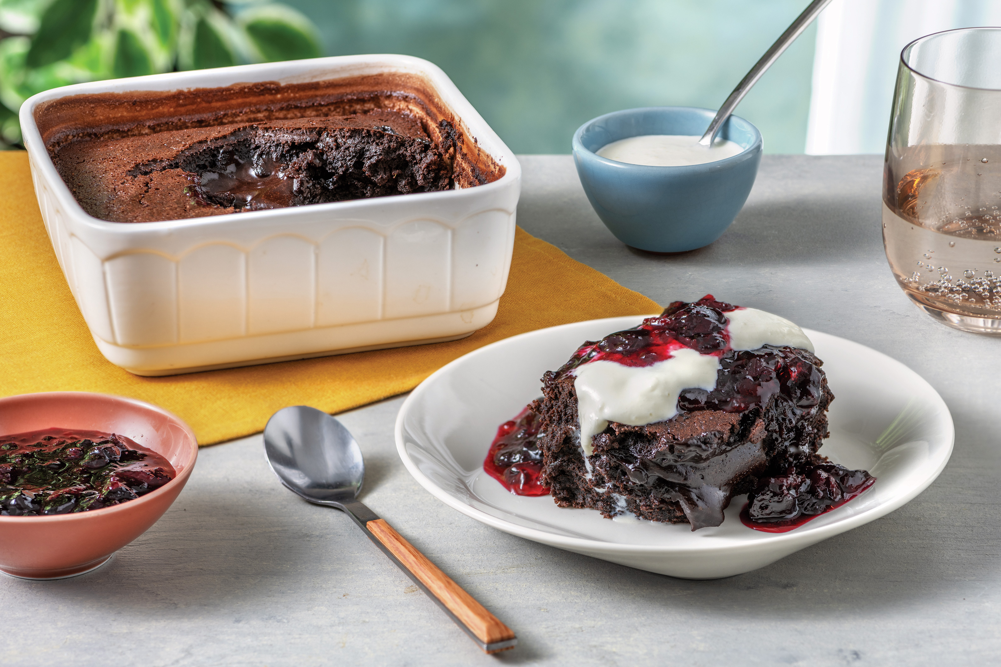 Classic Chocolate Self-Saucing Pudding