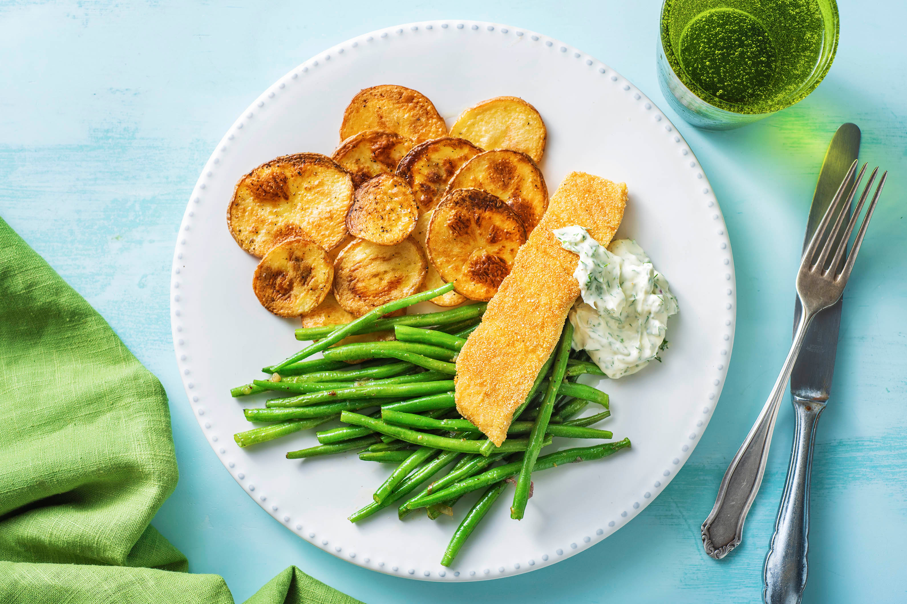 Cornmeal Crusted Salmon