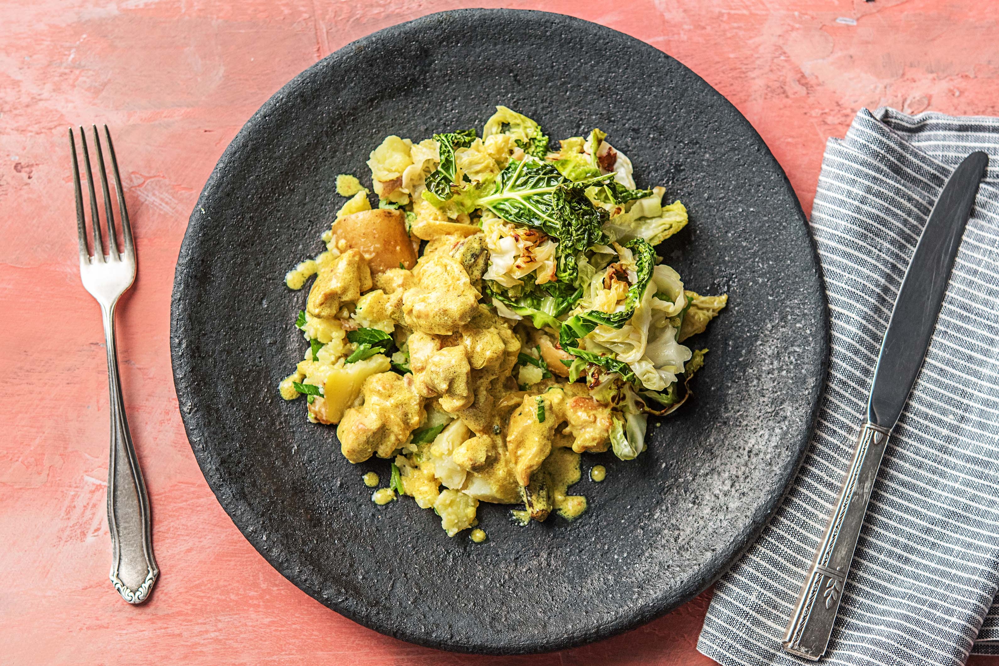 Warm Coronation Chicken