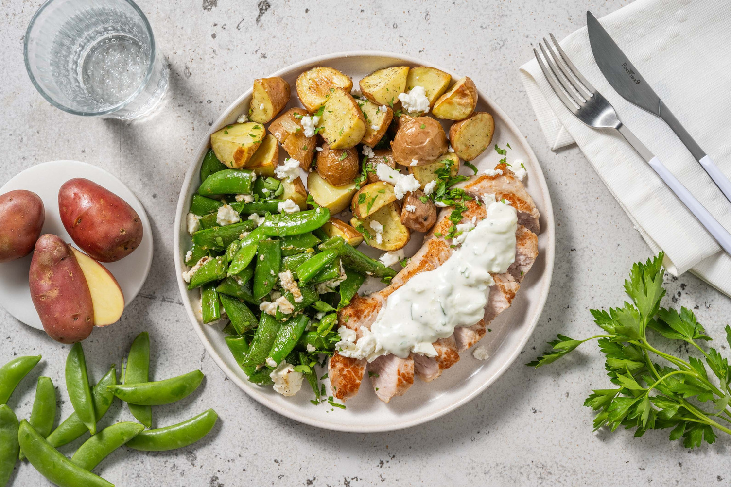 Repas futé : Poulet à la grecque