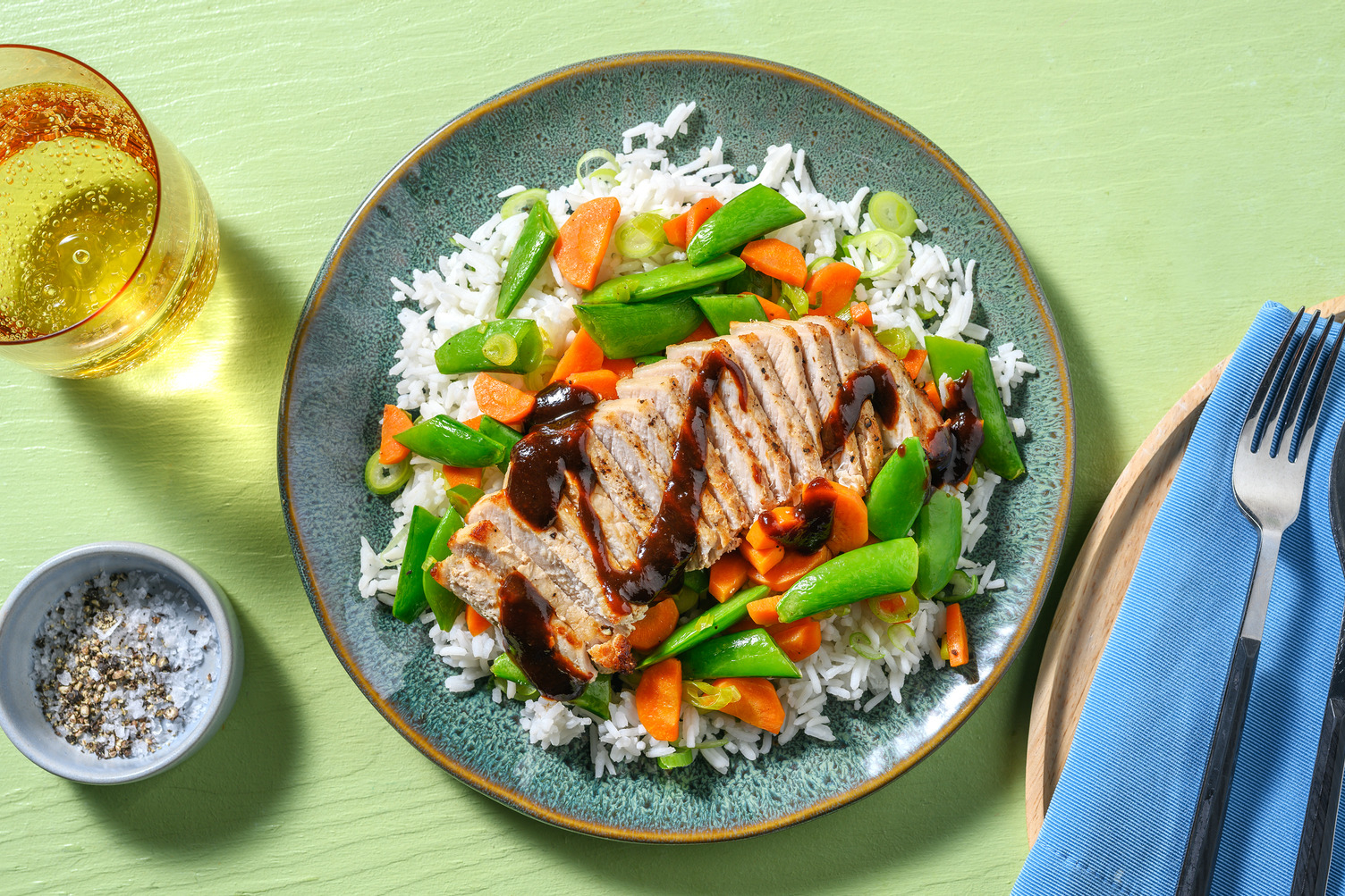 Chili-Hoisin Pork Chops