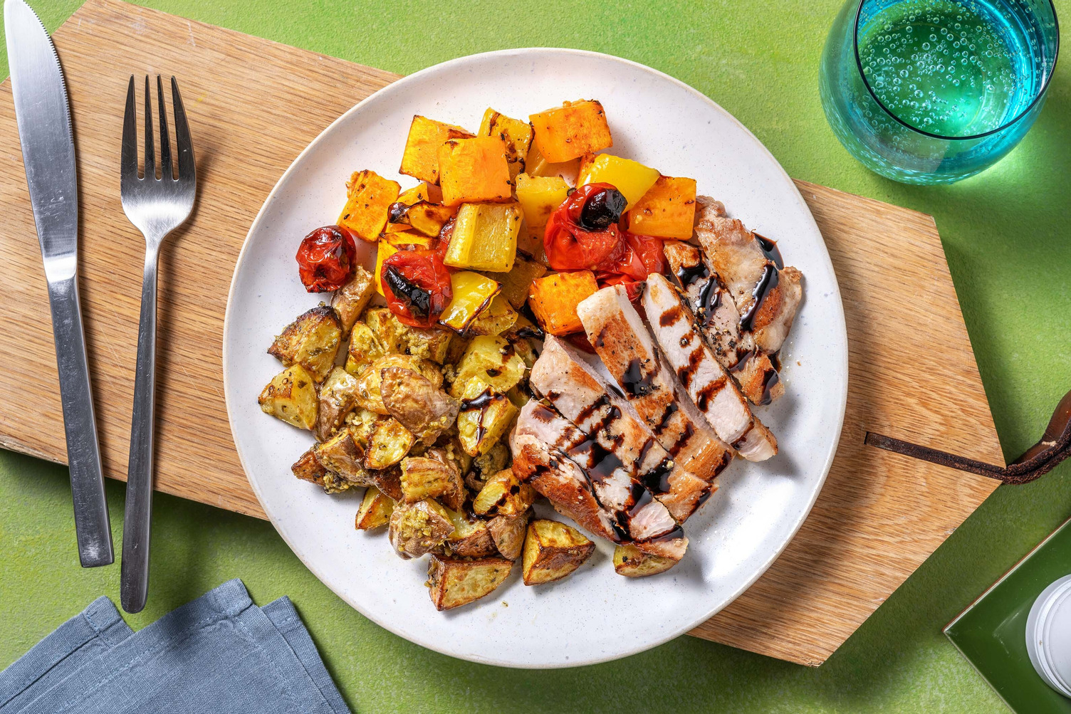 Italian Sheet Pan Pork Chops