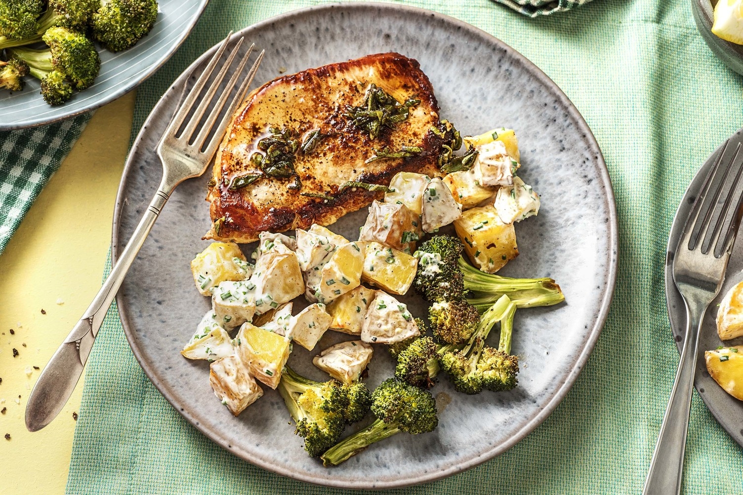 Sage-Butter Pork Chops