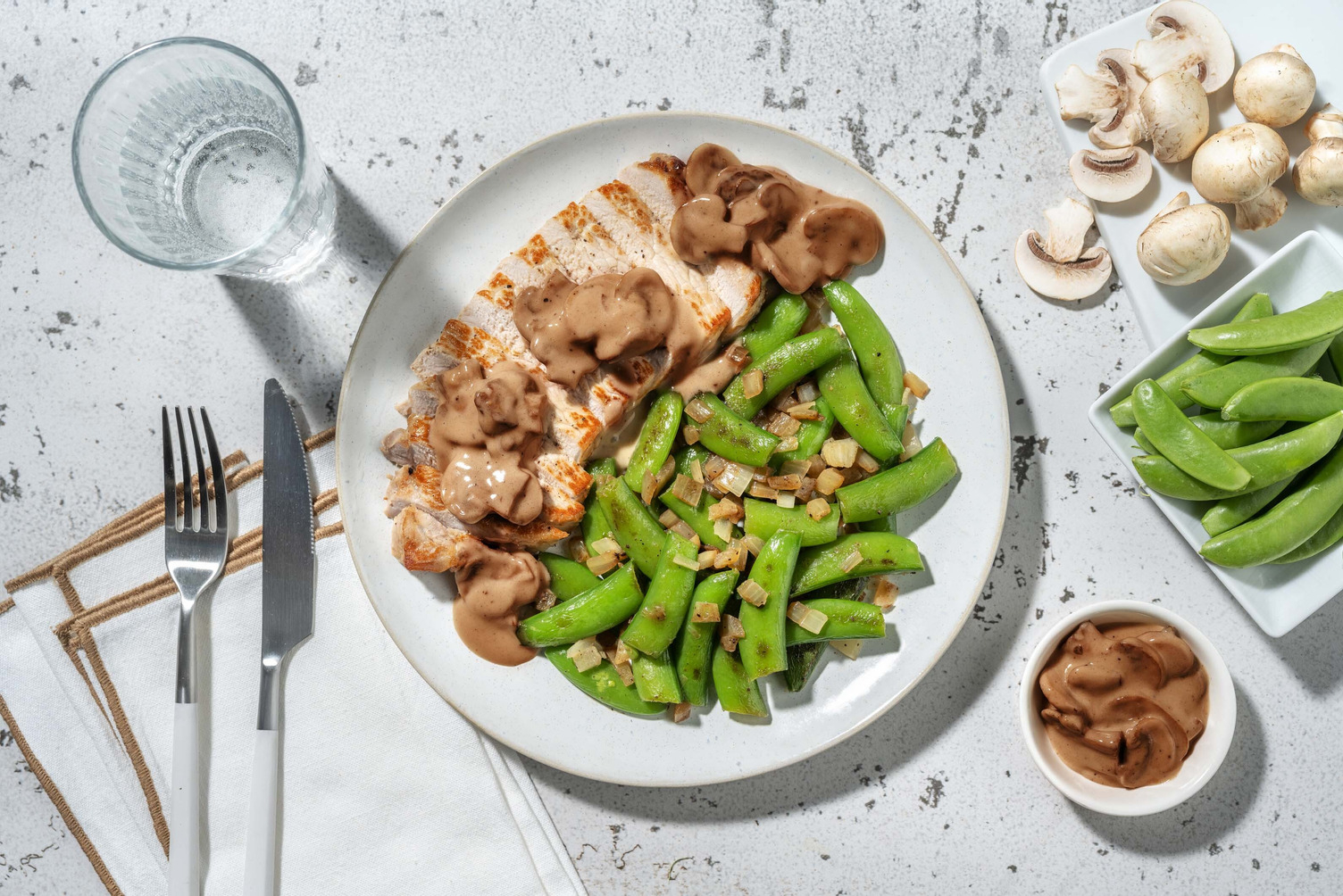 Carb Smart Creamy Mushroom Pork Chops