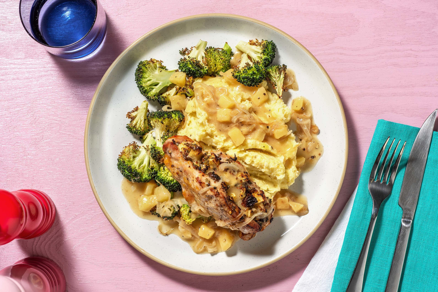 Côtelettes de porc collantes