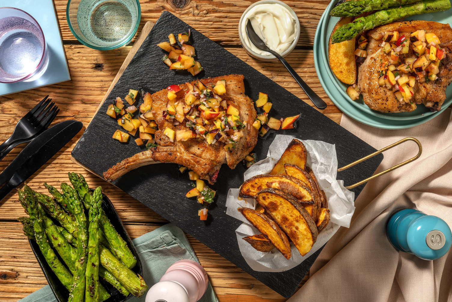 Smoke-Kissed Bone-In Pork Chops