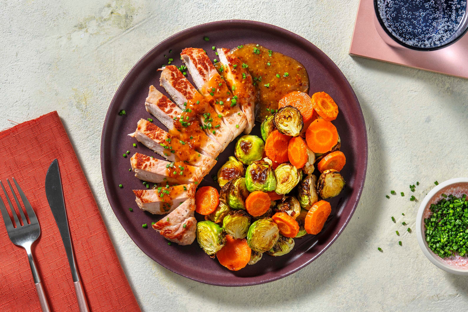 Smart Pork Chops and Apricot Sauce