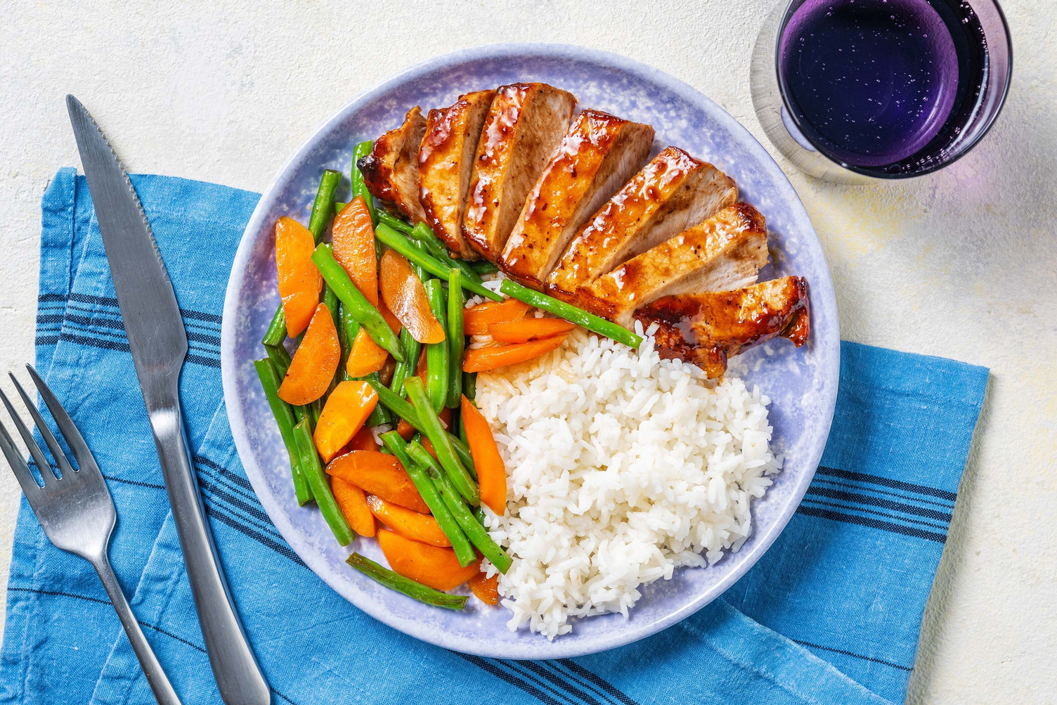 Honey-Hoisin Glazed Pork Chops