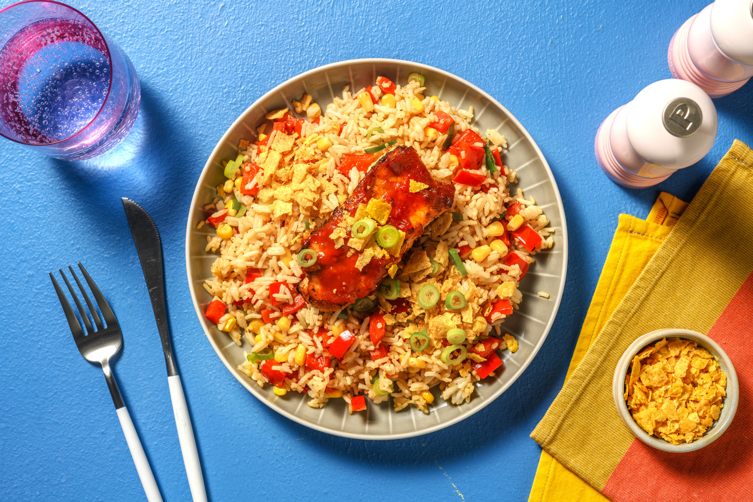 Salsa-Topped Pork Chops