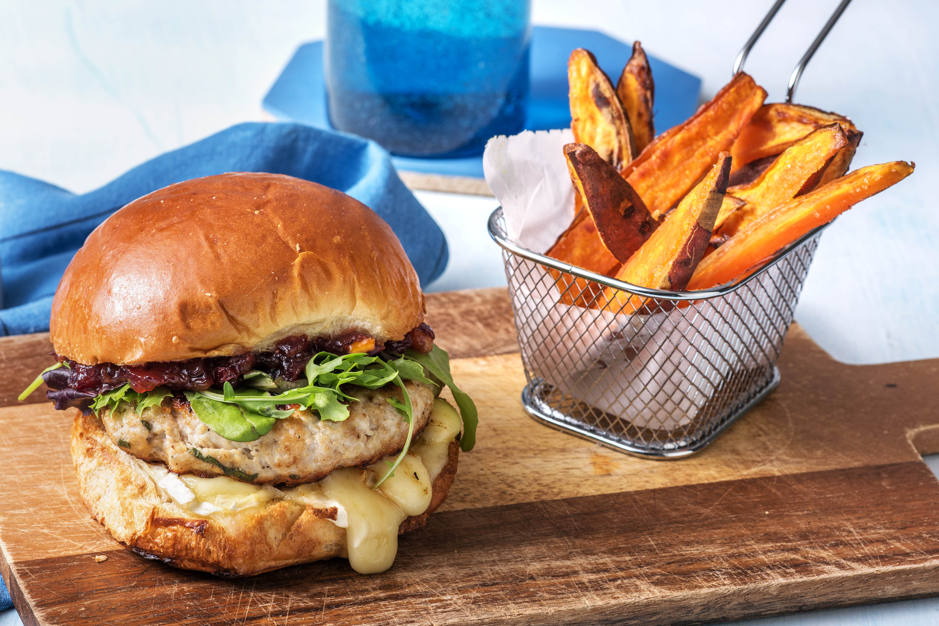 Cranberry Turkey Burger