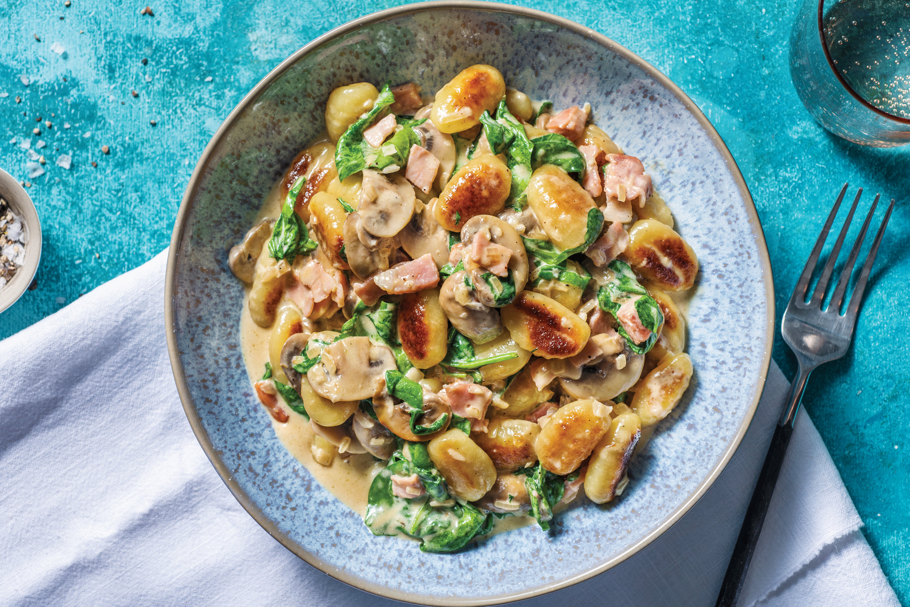 Creamy Bacon & Mushroom Gnocchi