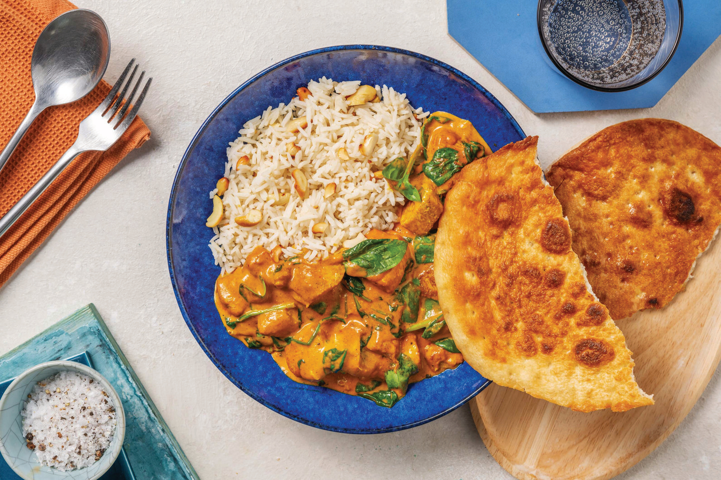 Creamy Butter Chicken & Greens