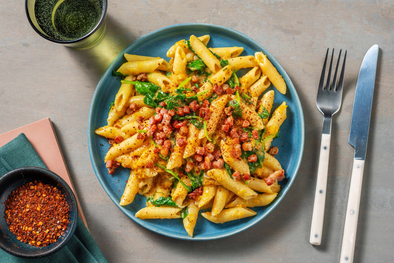 Creamy Butternut-Sage Penne