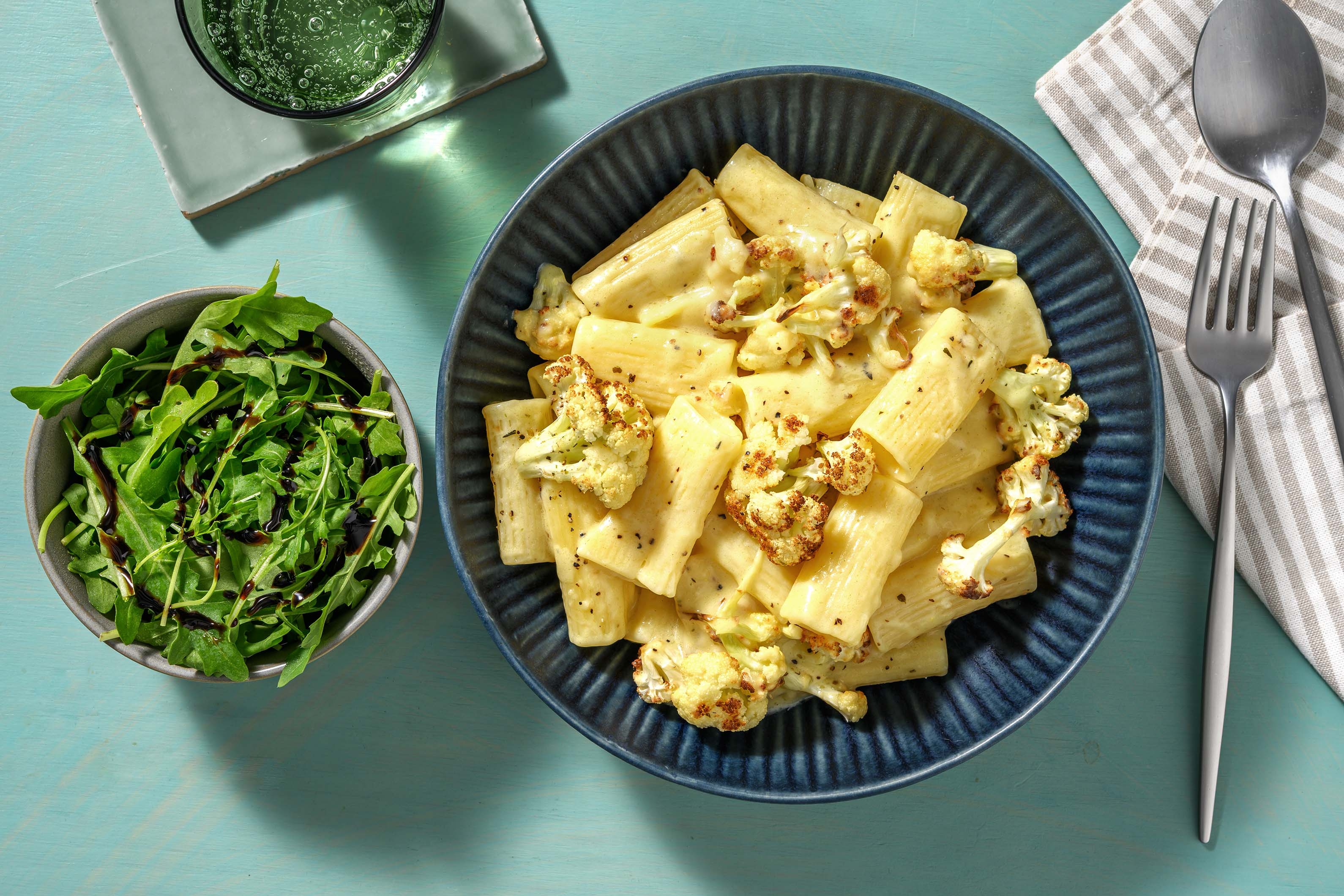 Creamy Cauliflower Rigatoni Cheese