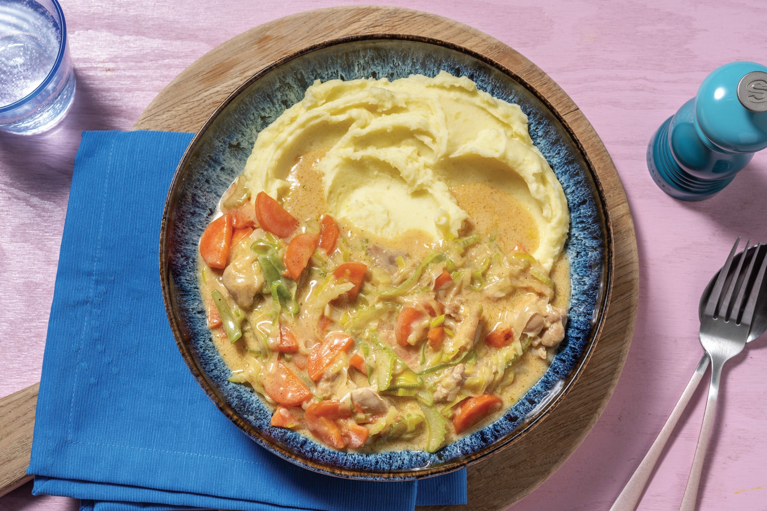 Quick Creamy Chicken & Leek Casserole