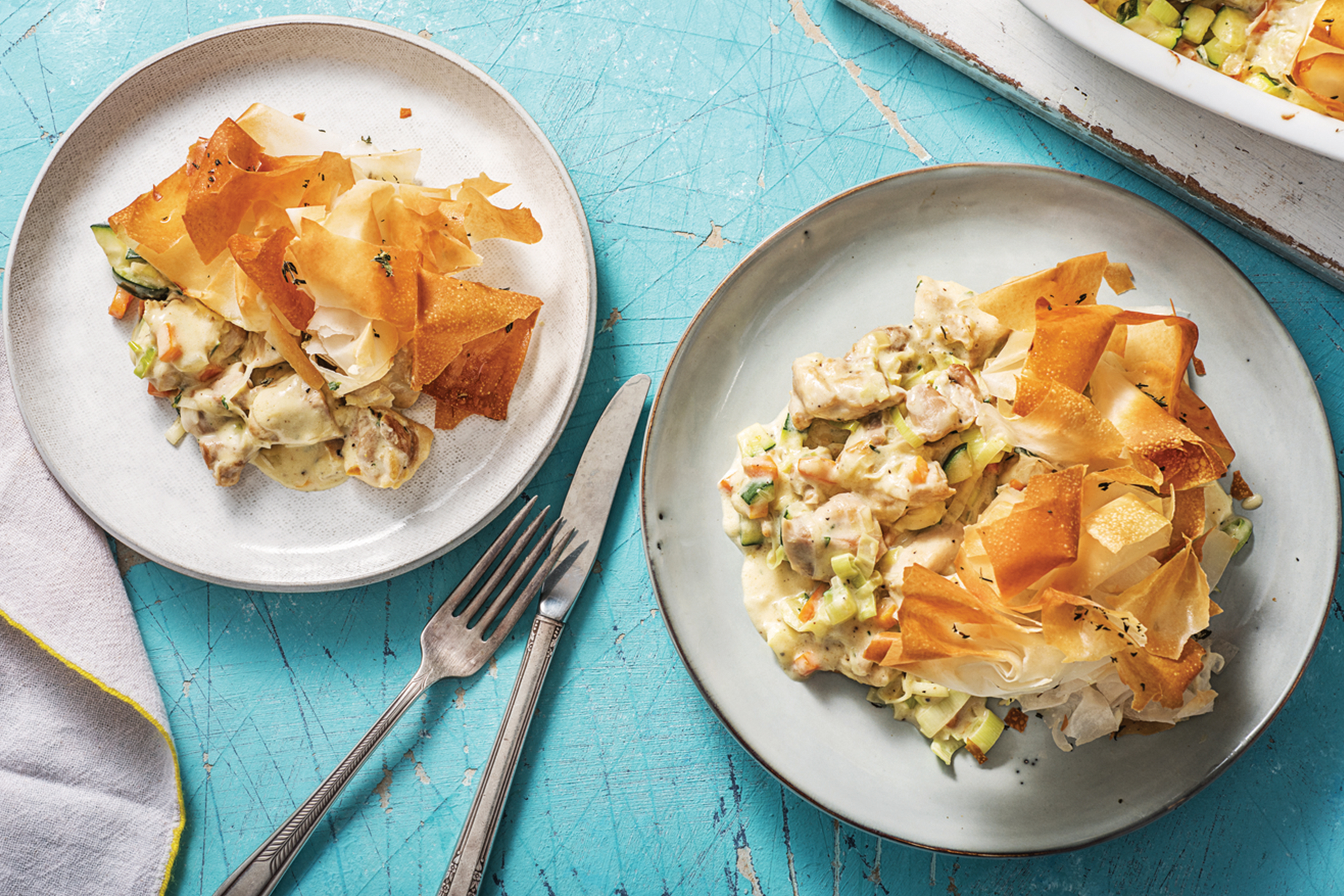 Creamy Chicken & Leek Pot Pie