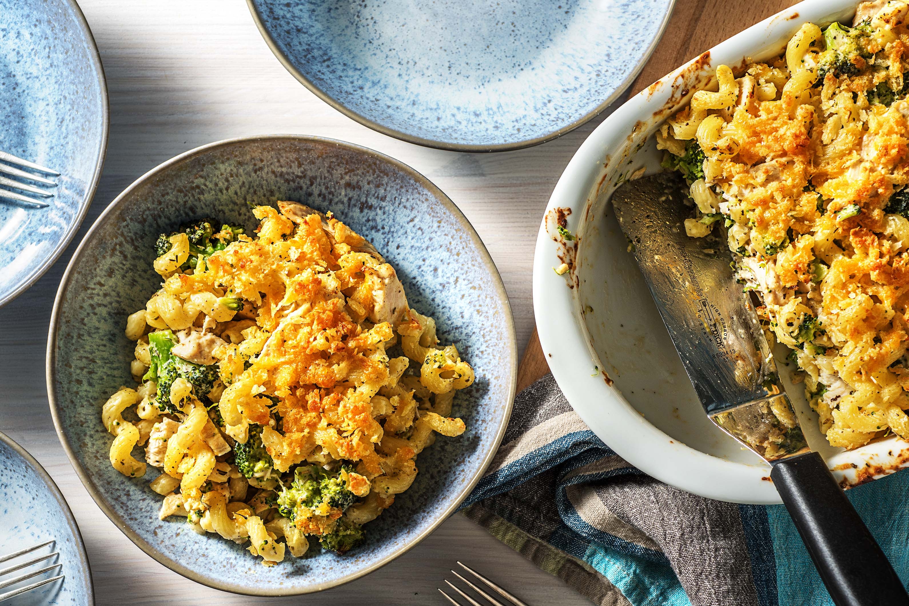 Creamy Chicken Pasta Casserole