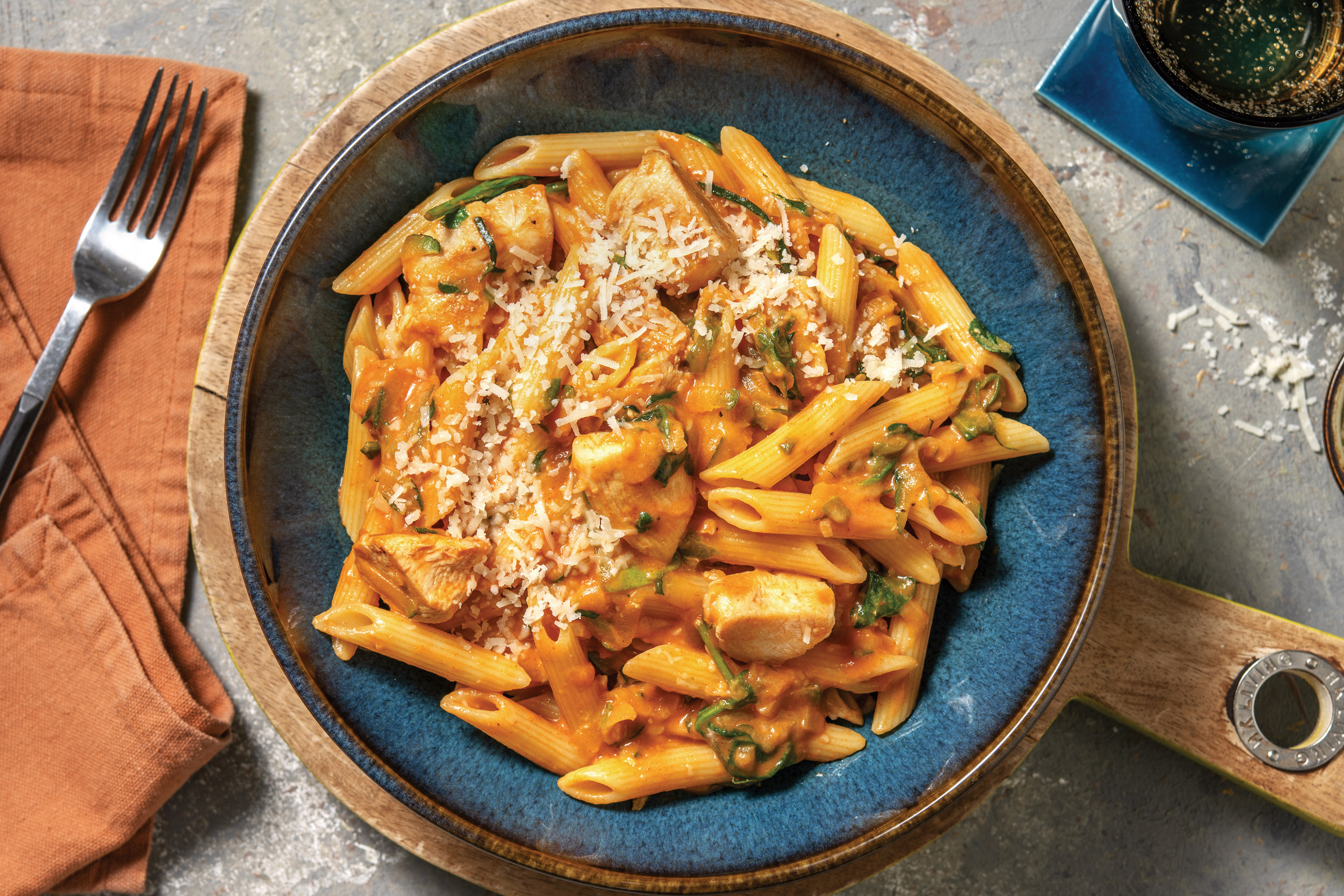 Nan's Creamy Chicken Penne