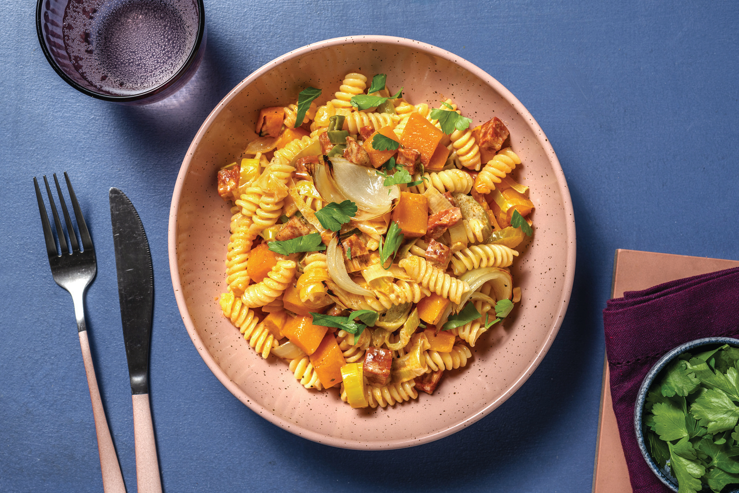 Creamy Chorizo & Pumpkin Penne