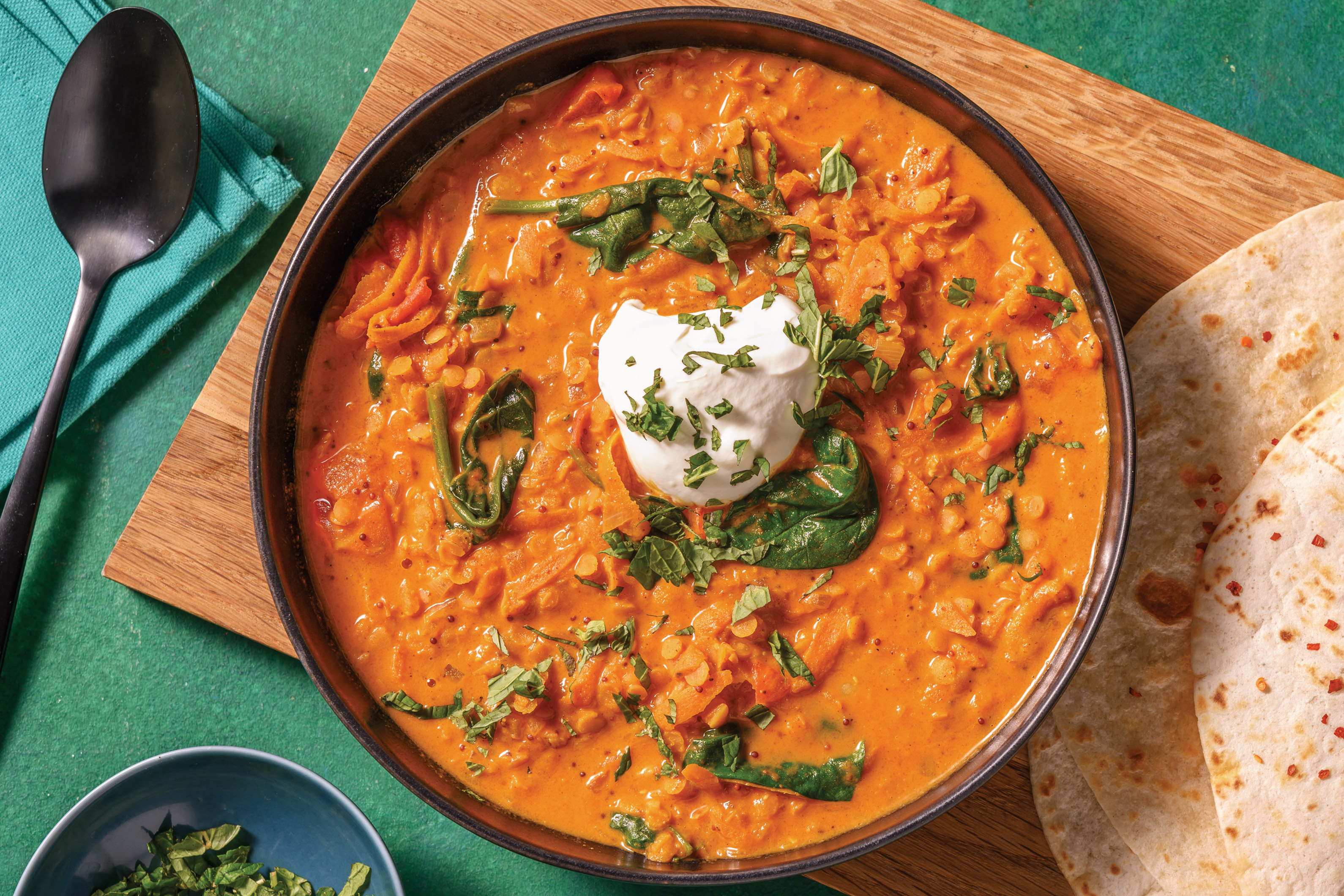 Creamy Lentil & Veggie Dhal