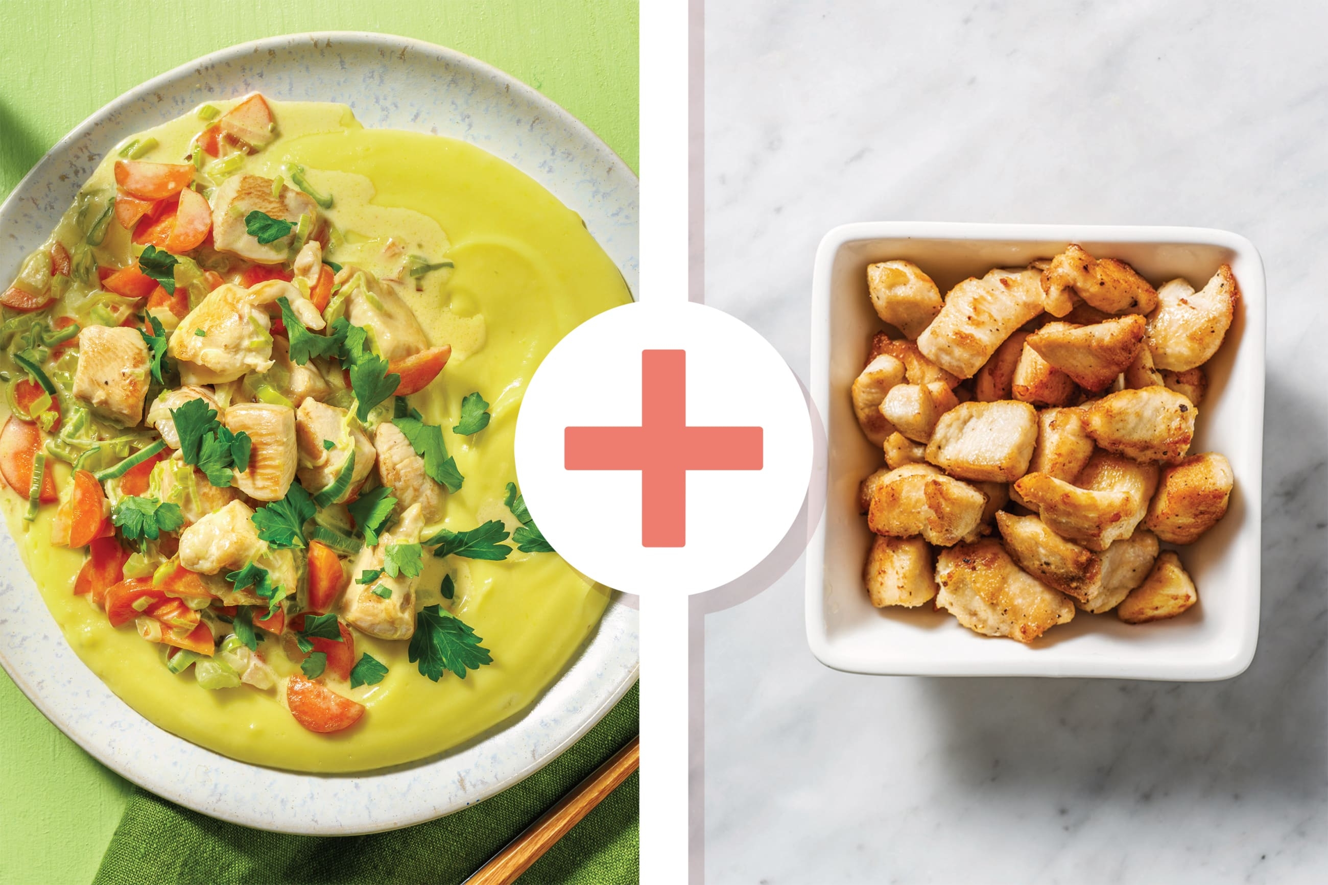 Creamy Double Chicken & Leek Casserole