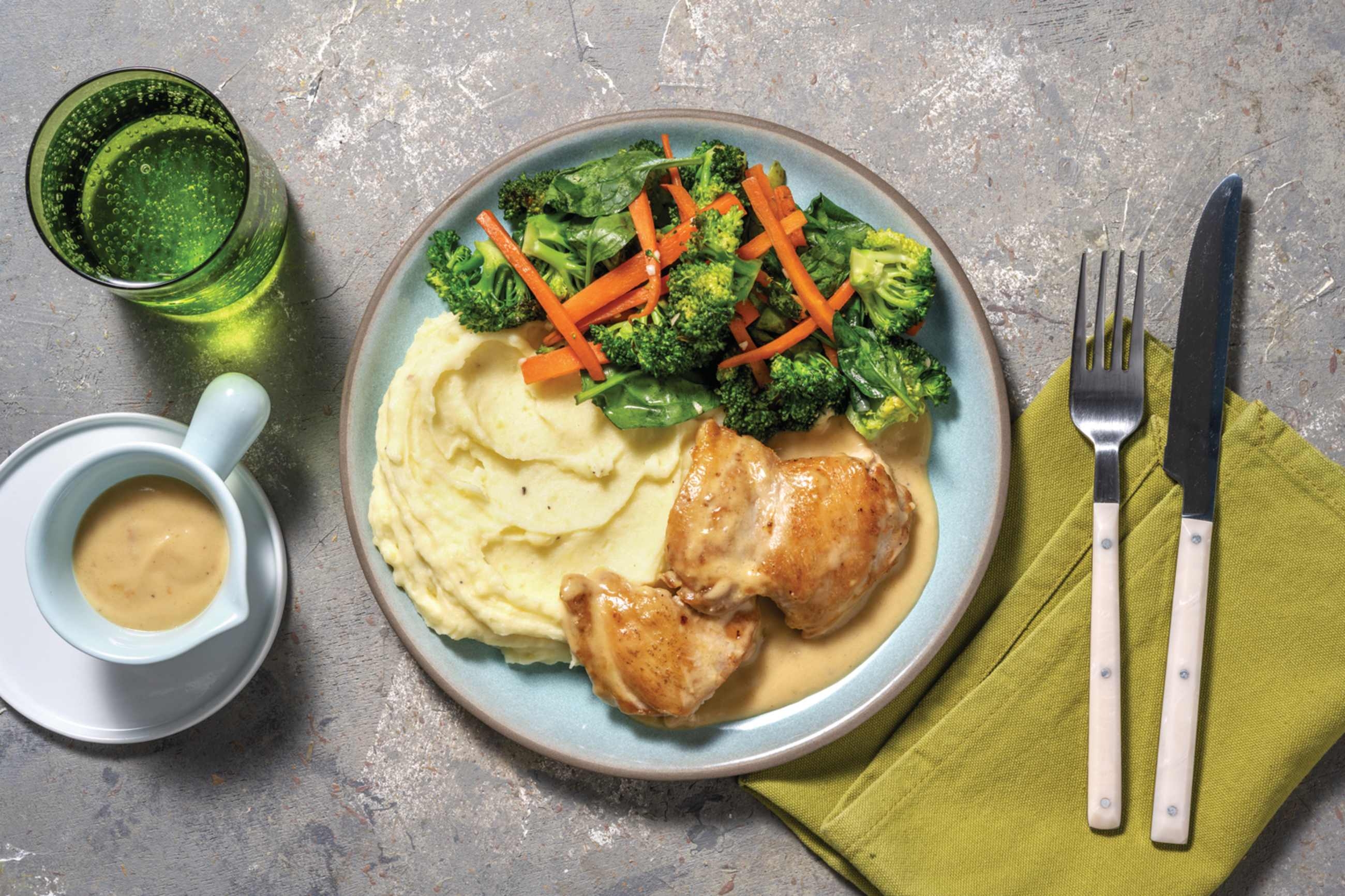 Creamy Thyme & Garlic Chicken