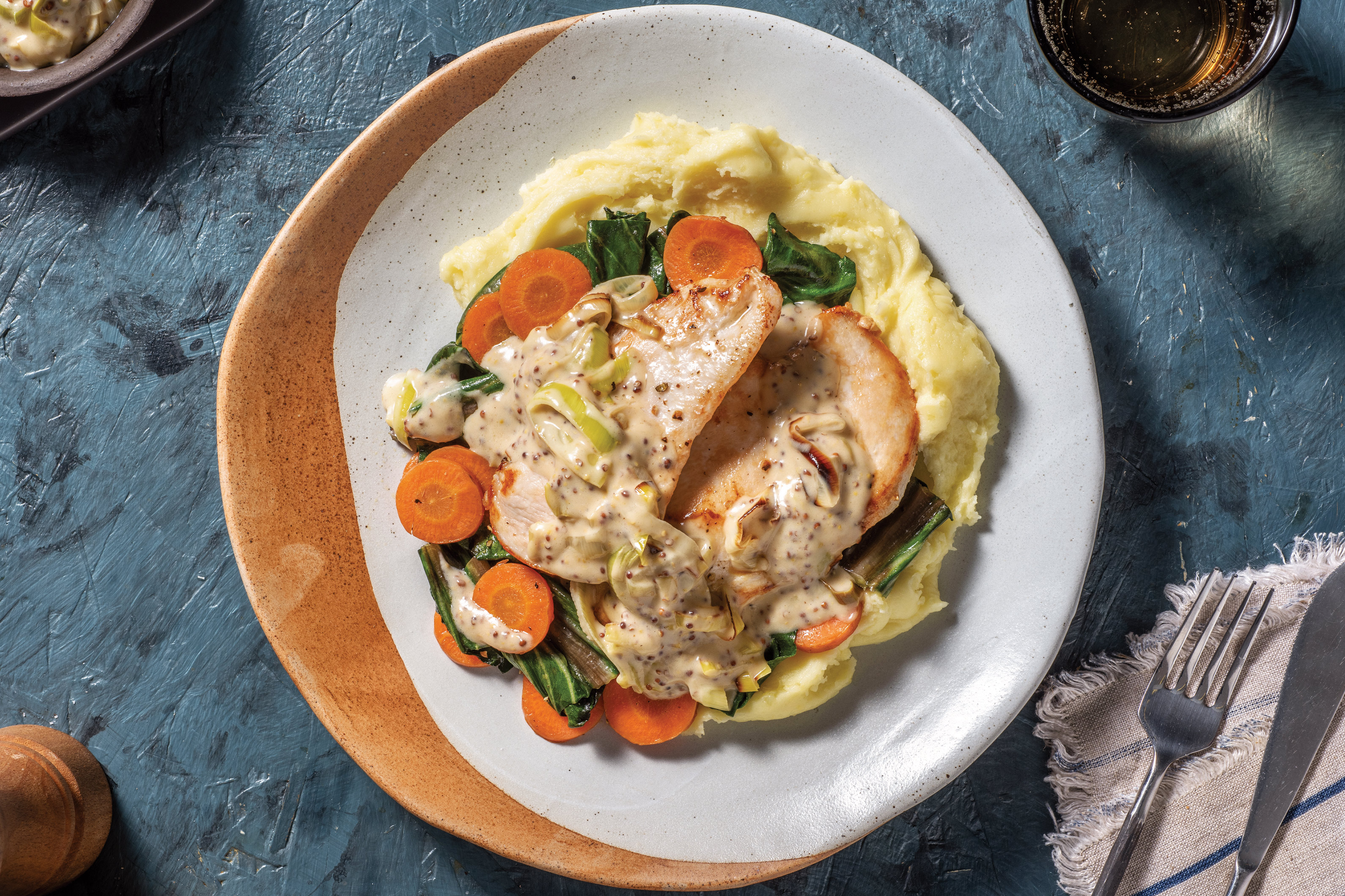 Creamy Leek & Mustard Chicken