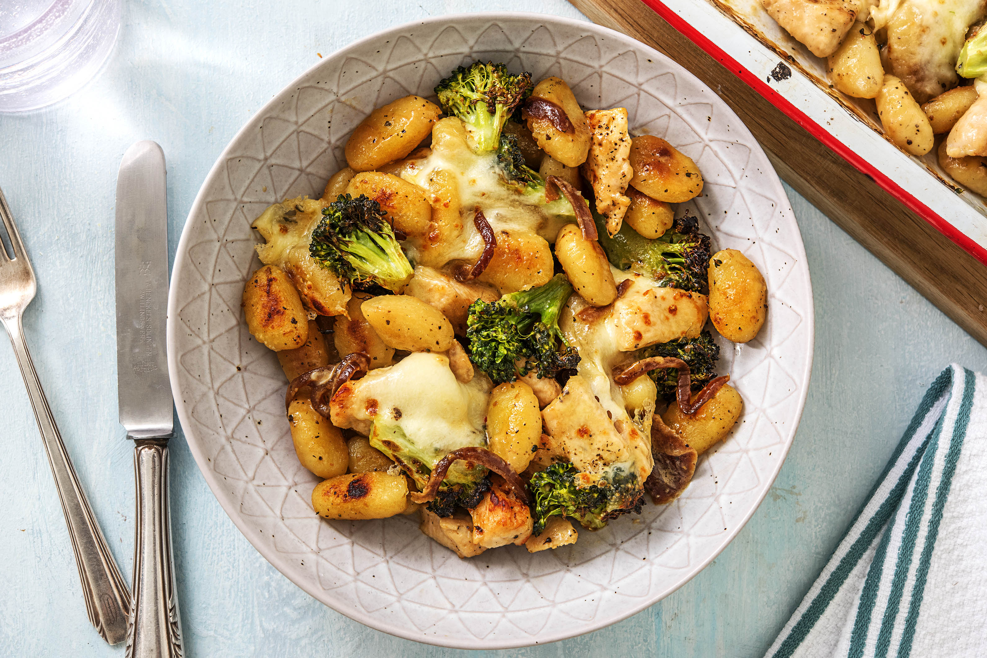 Creamy Mozzarella Chicken Gnocchi