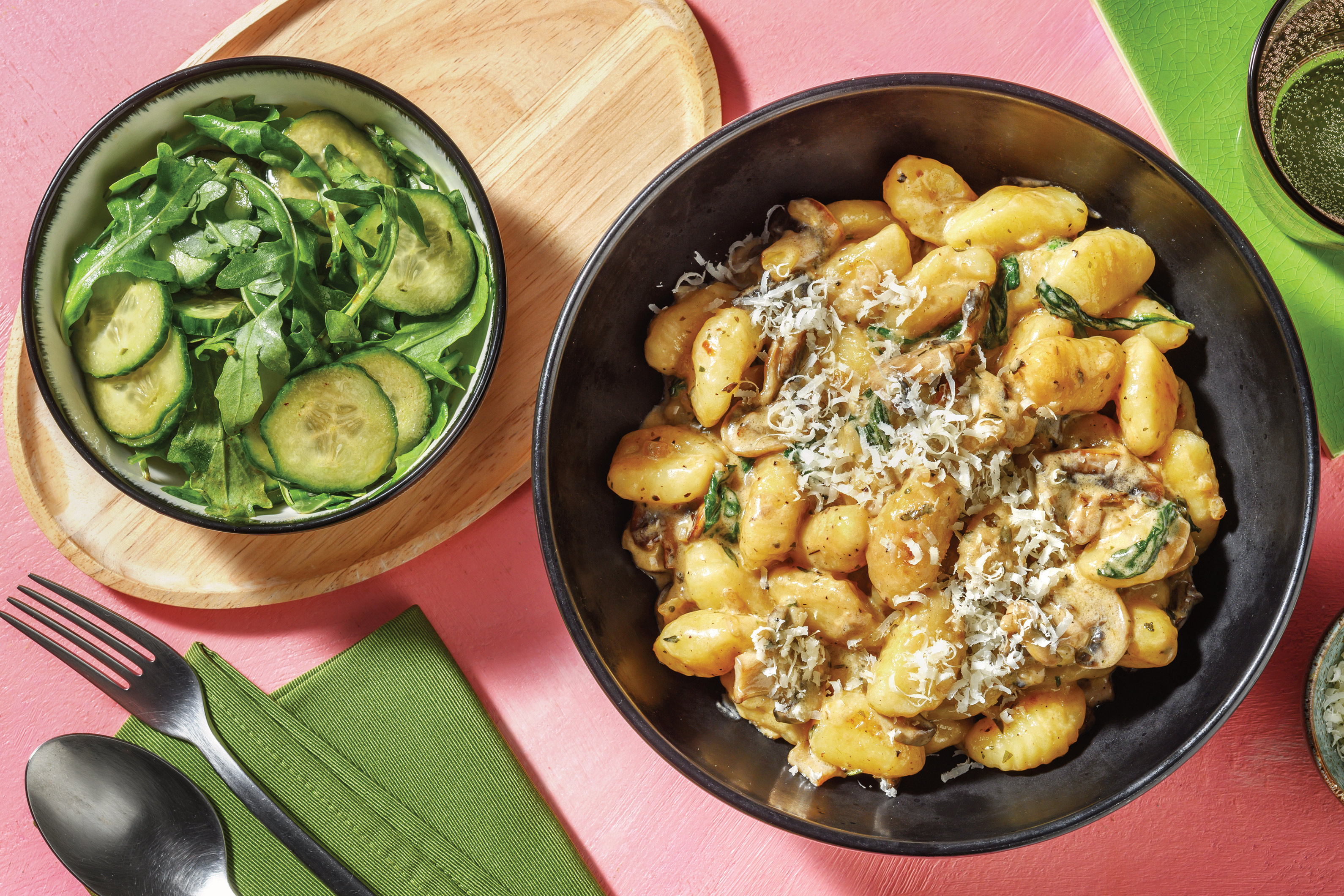 Creamy Mushroom & Parmesan Gnocchi