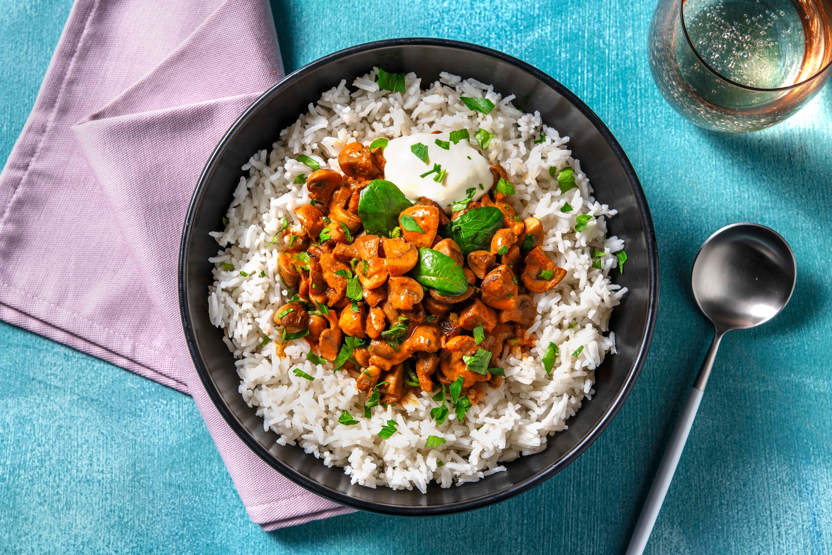 Creamy Mushroom Stroganoff