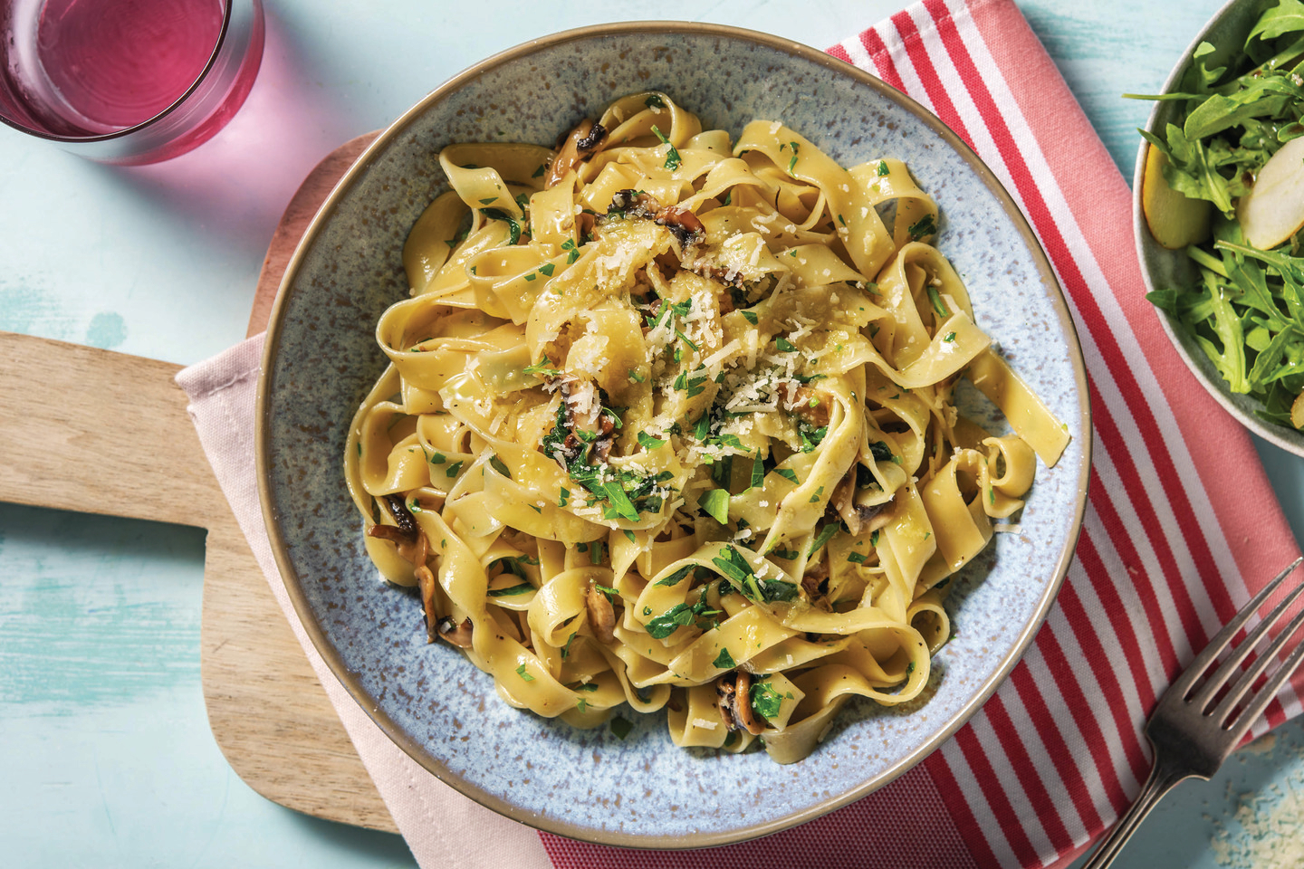 Creamy Mushroom & Truffle Fettuccine