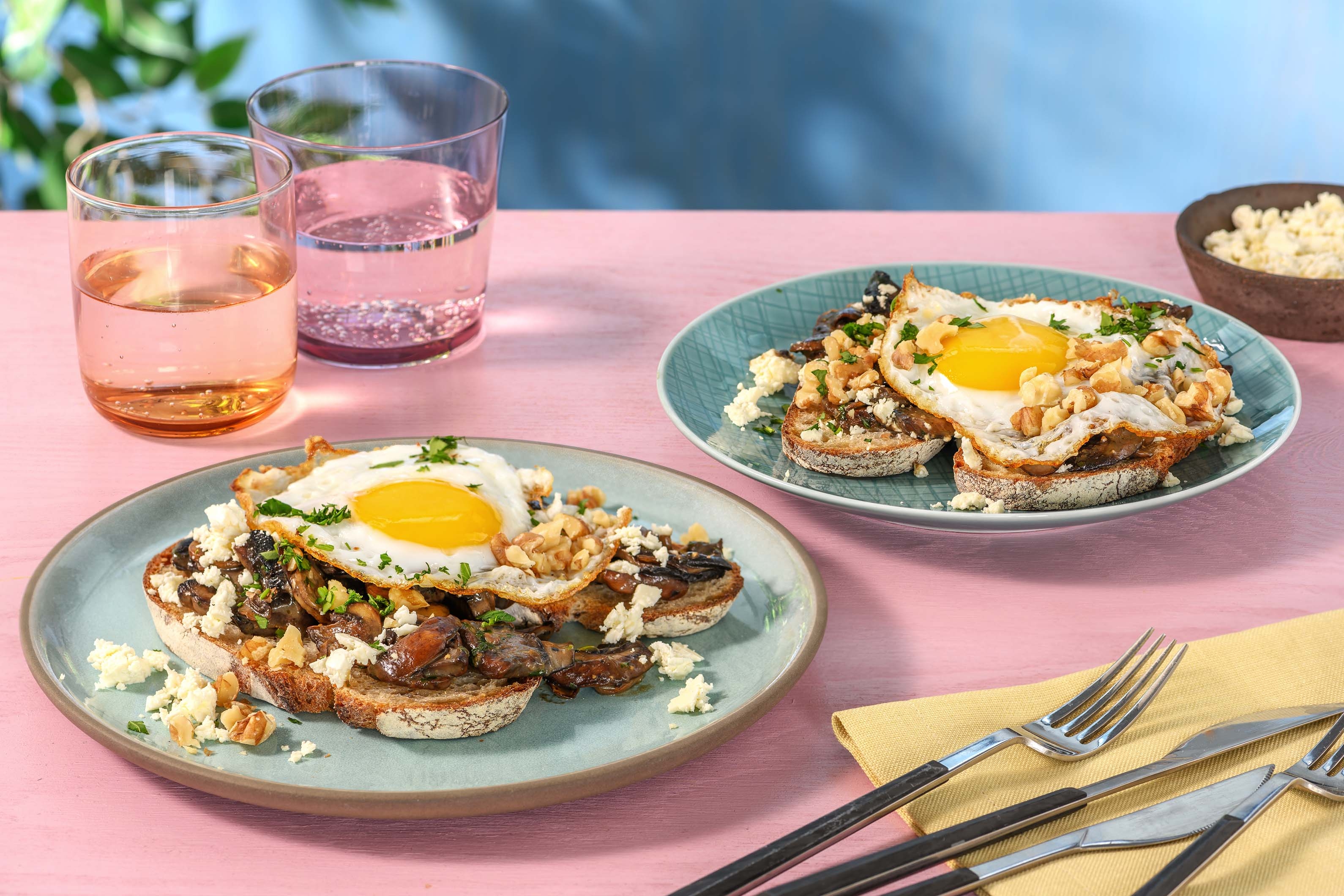 Creamy Mushrooms on Sourdough