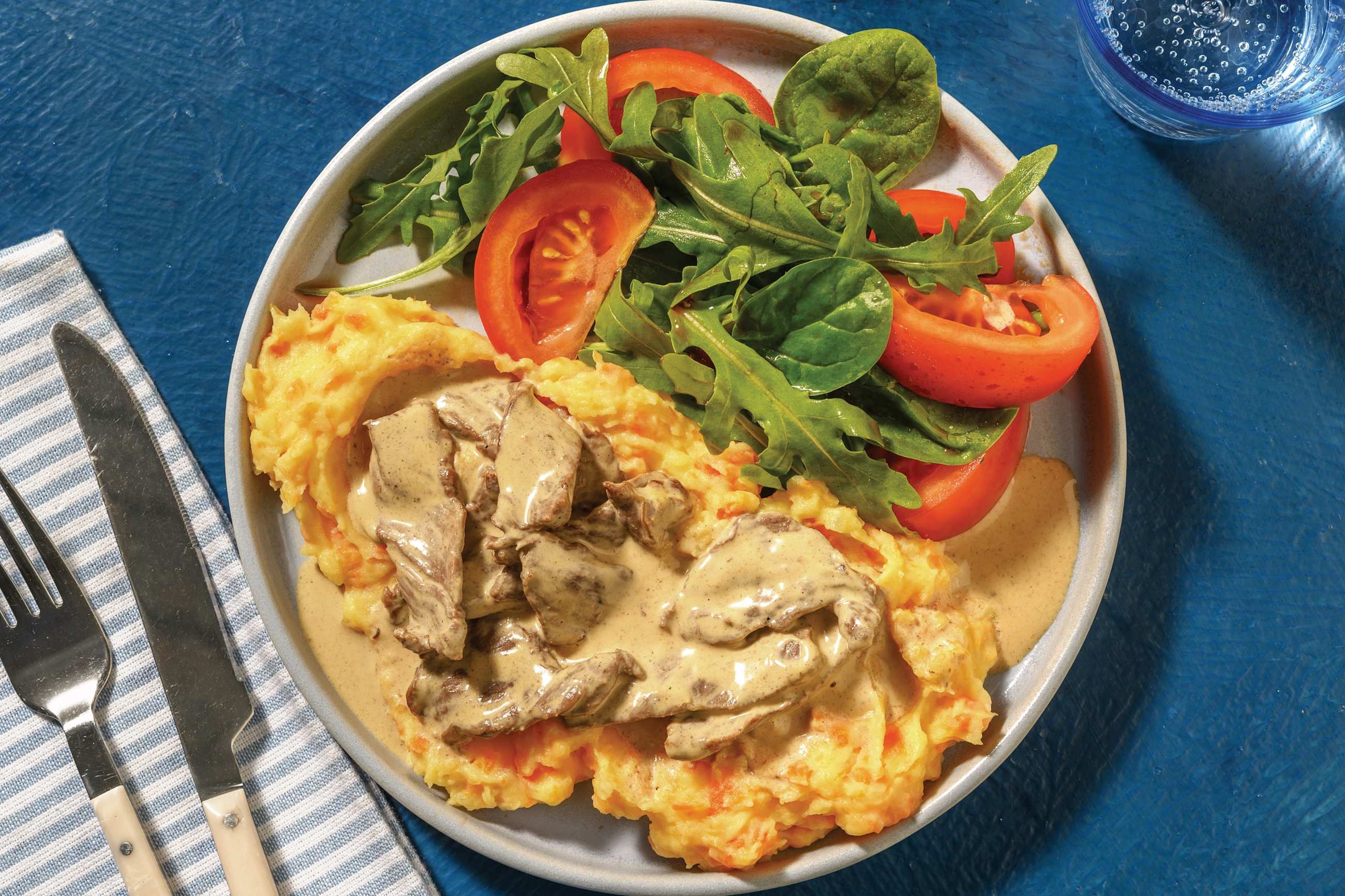 Quick Beef & Creamy Dijon Sauce