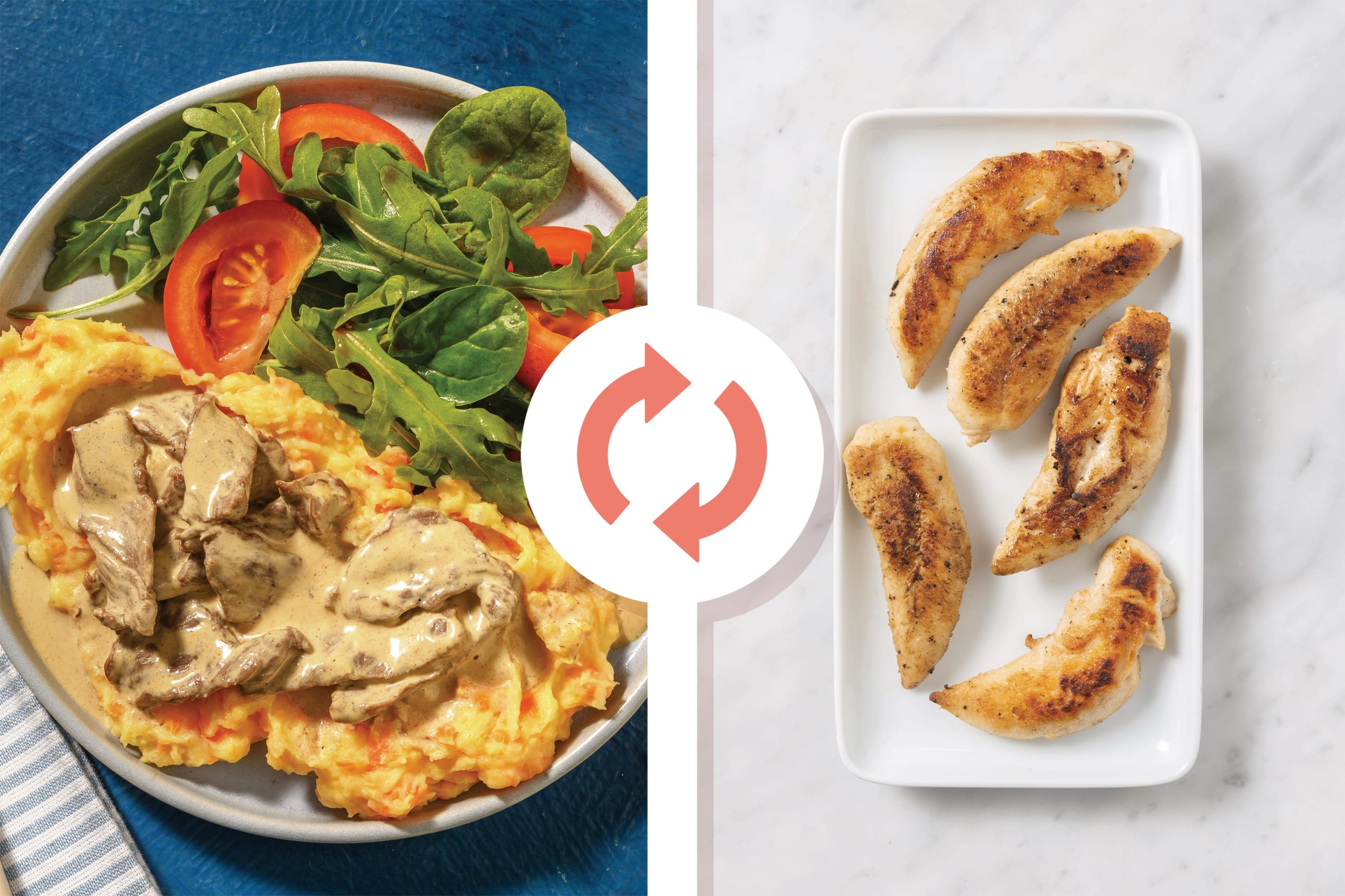 Creamy Mustard Chicken & Carrot-Potato Mash