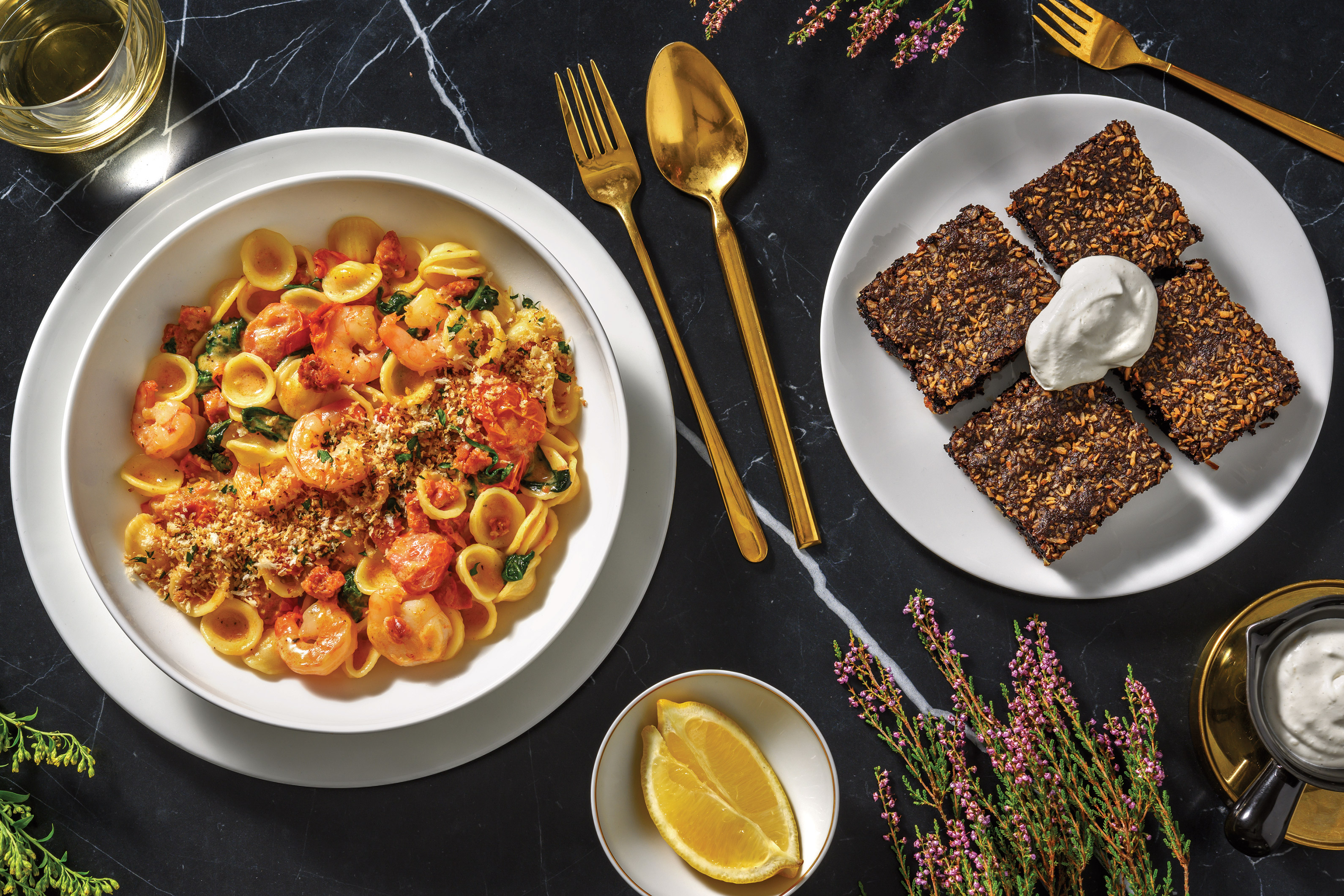 Creamy Prawn & Chorizo Orecchiette for Dinner