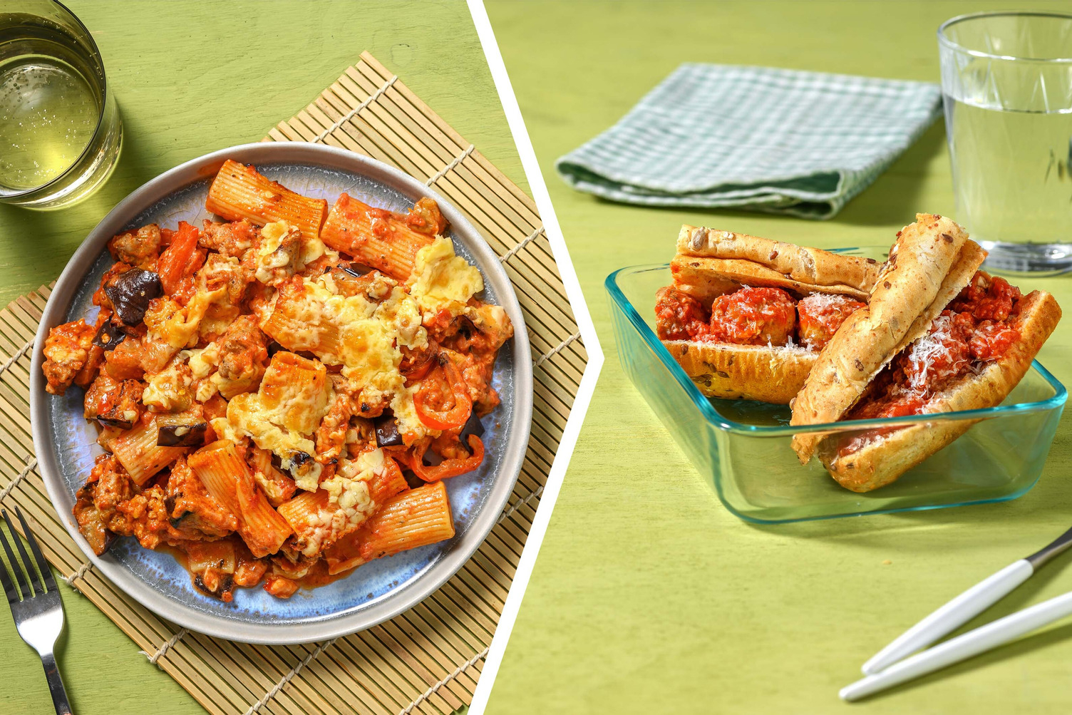 Creamy Sausage Pasta Bake Dinner