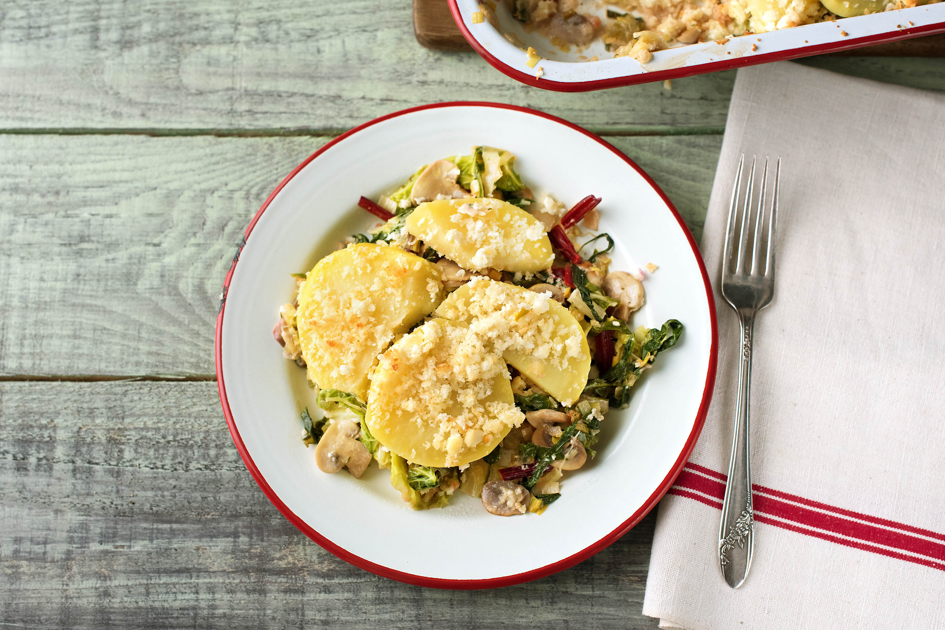 Creamy Vegetable and Feta Pie