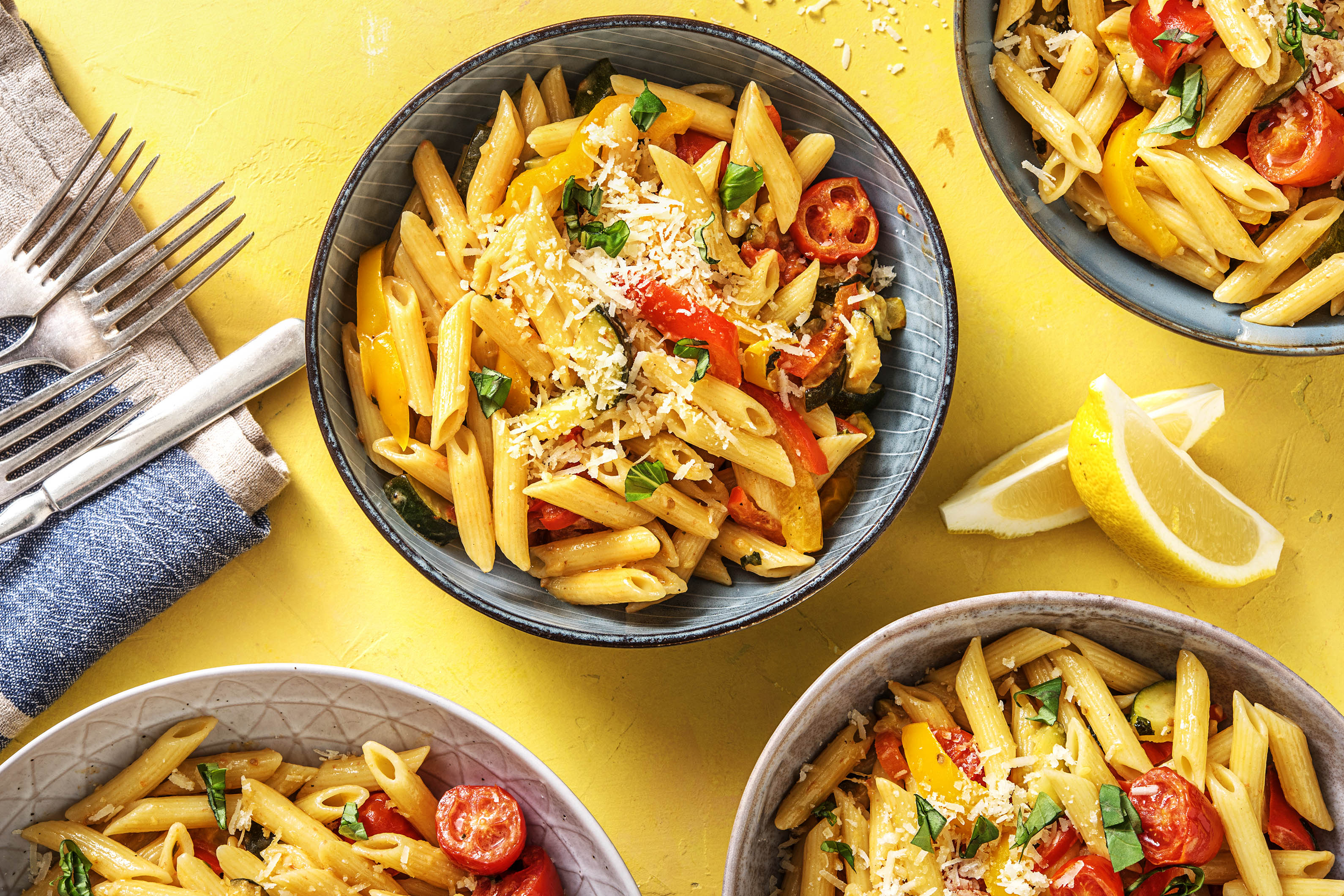 Creamy Veggie Penne