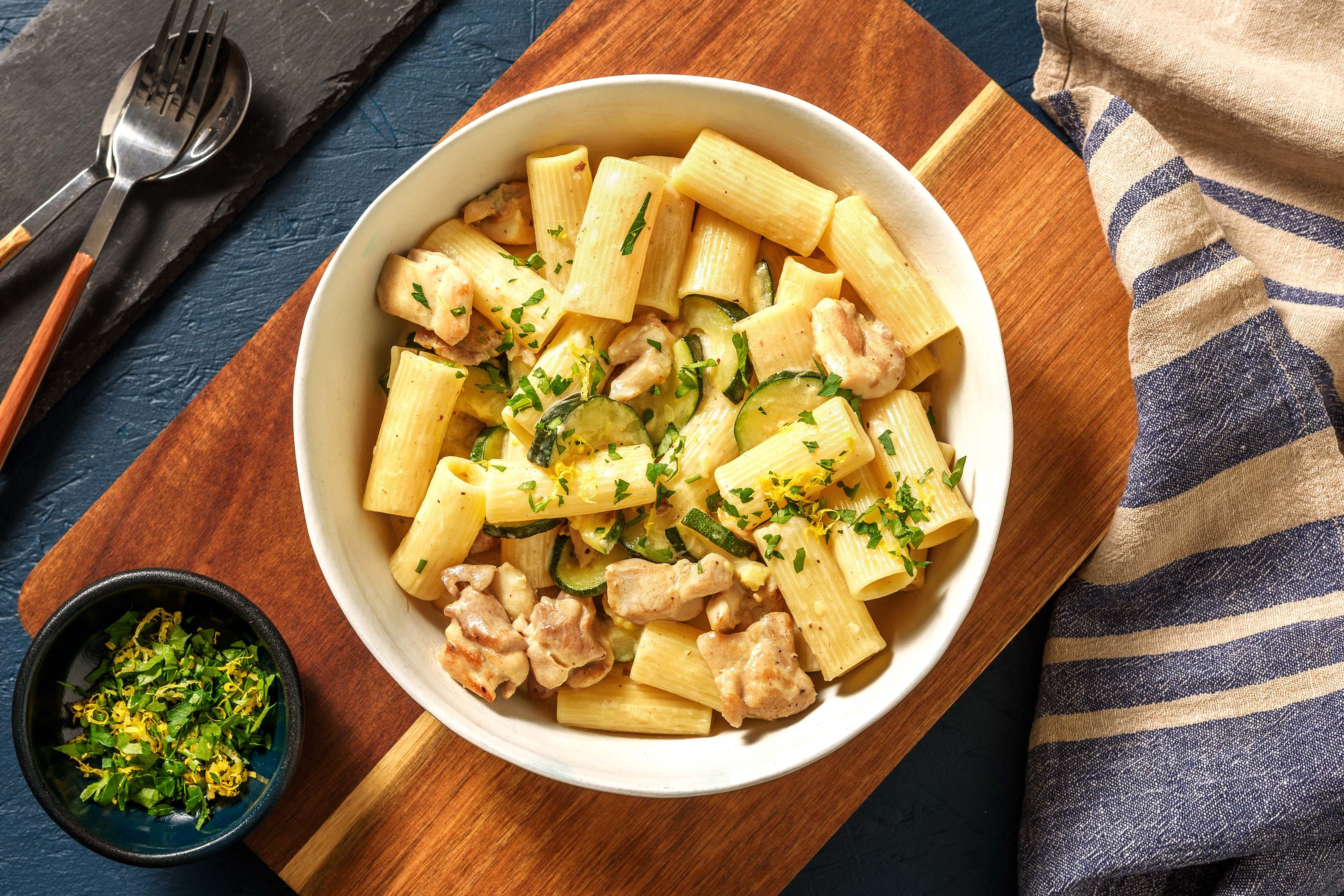 Creamy Zesty Chicken Rigatoni