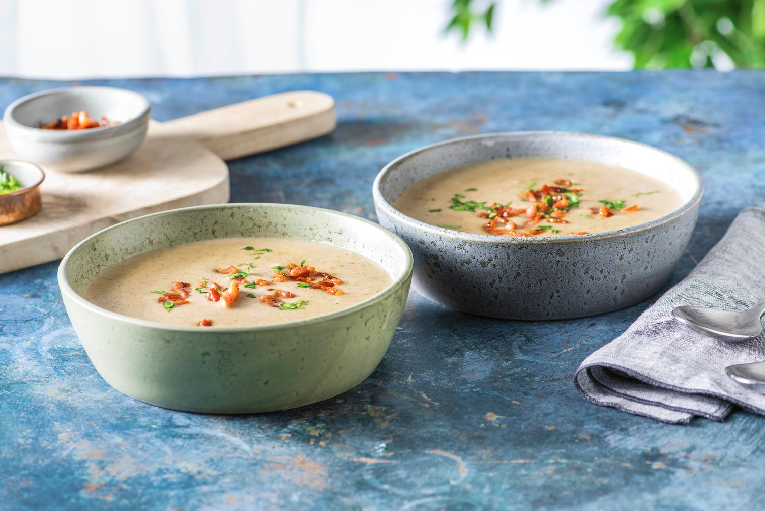 Cremige Champignonsuppe