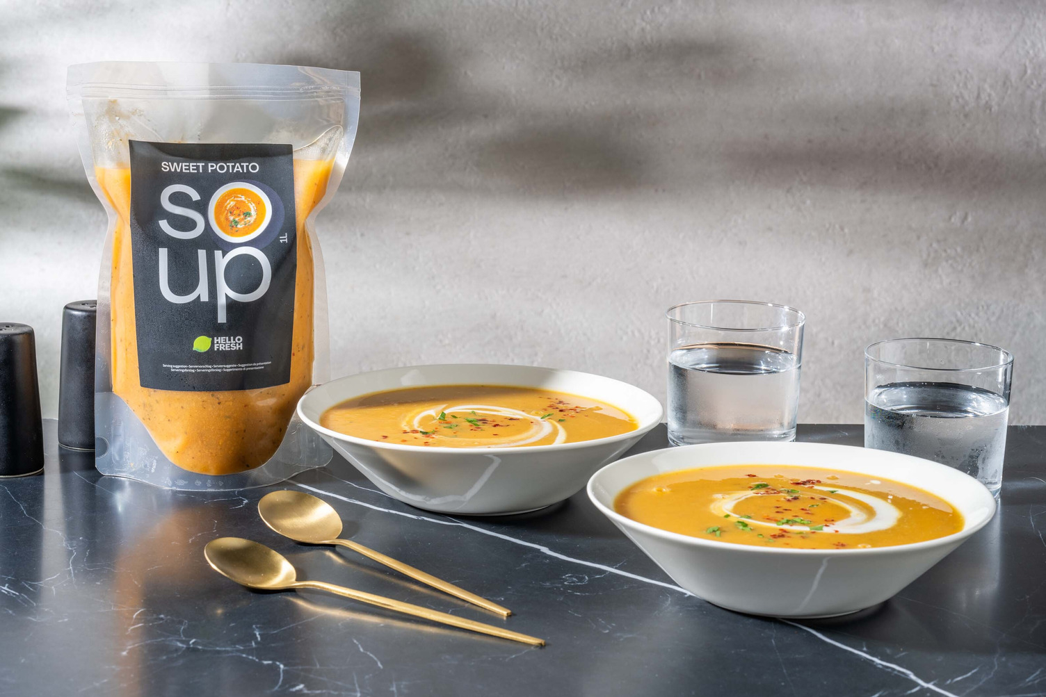 Cremige Süßkartoffelsuppe