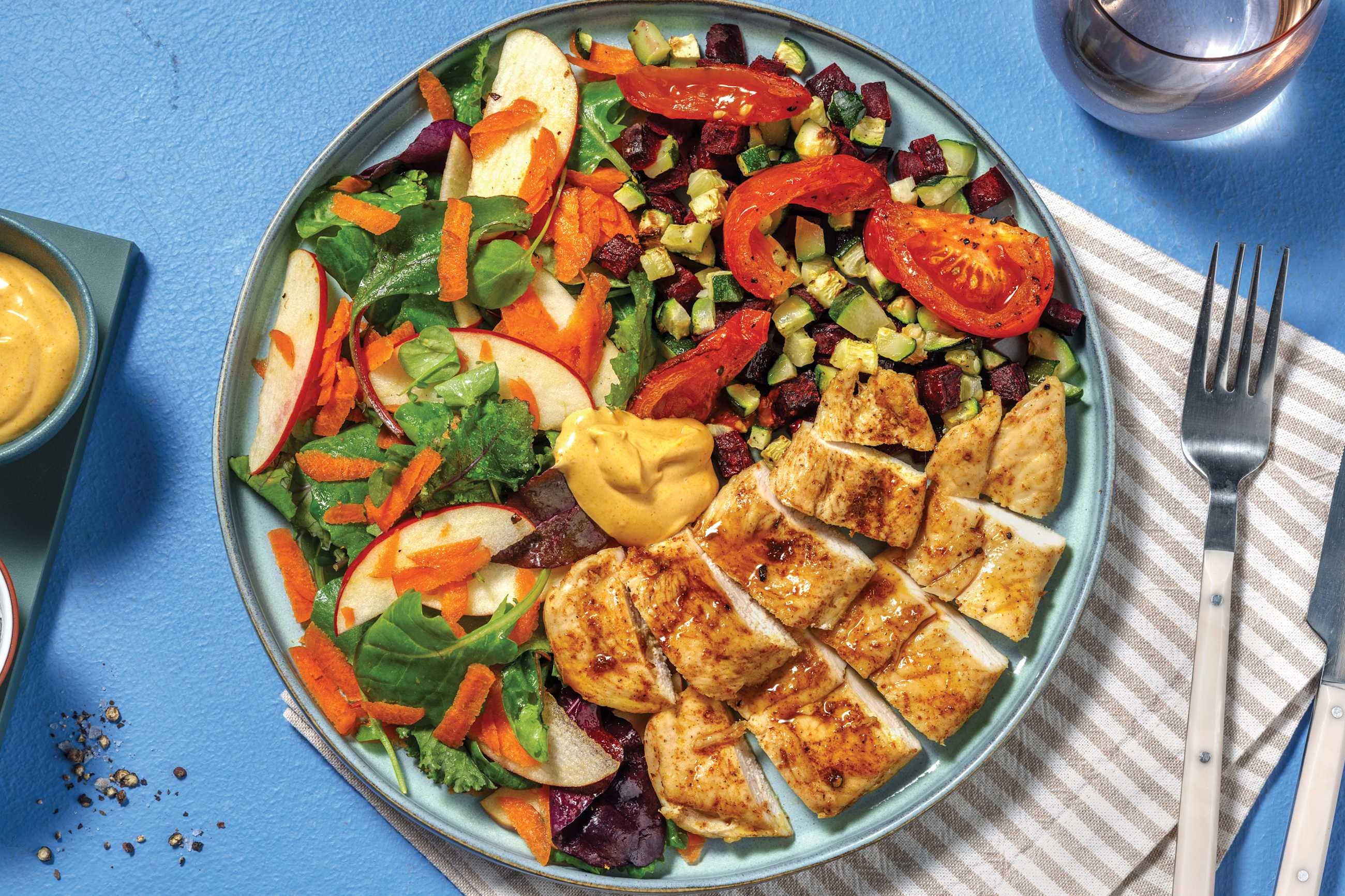 Creole Honey Chicken & Roast Veggies